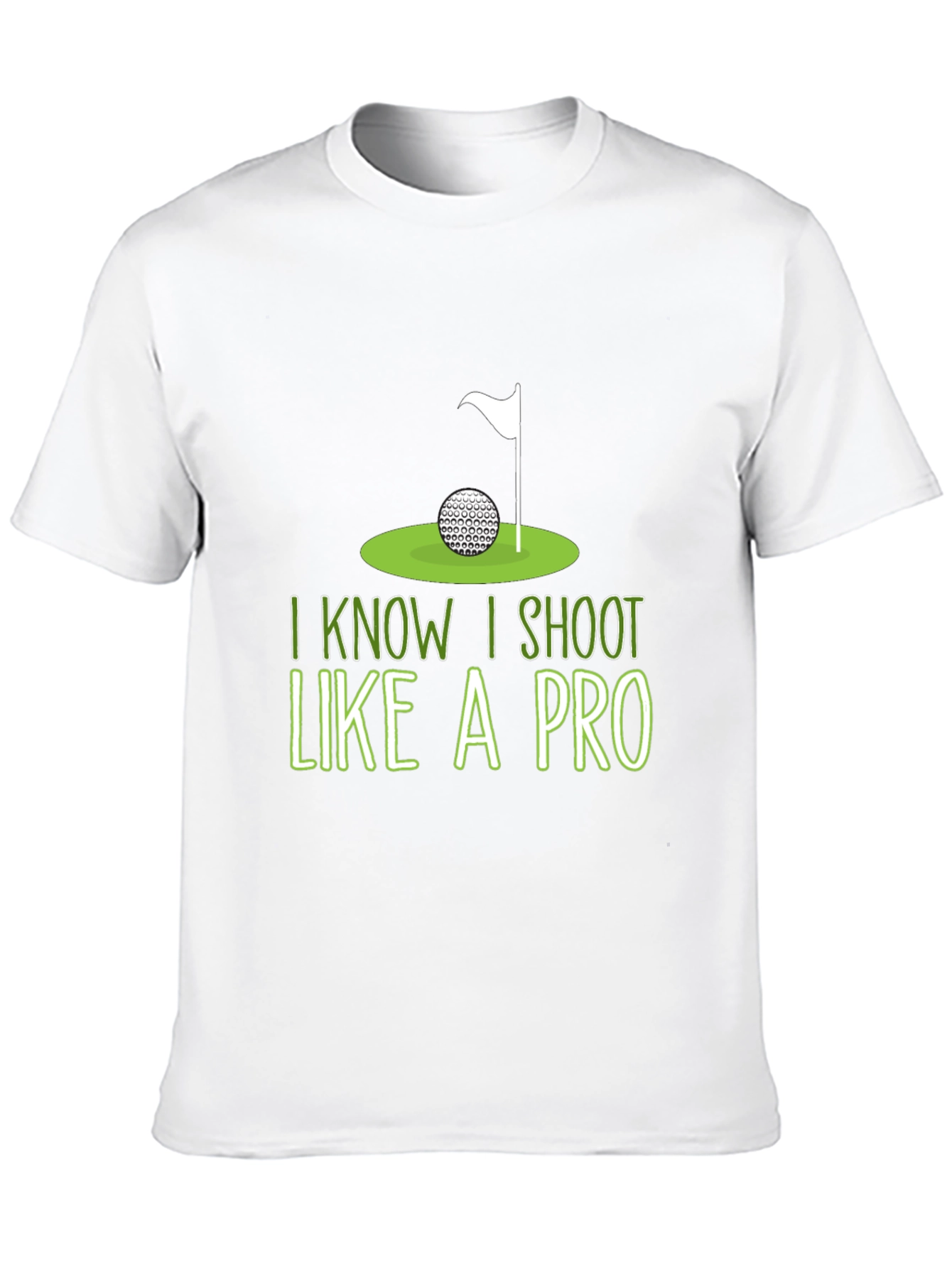 Golf Humor T-Shirt: I Shoot Like A Pro