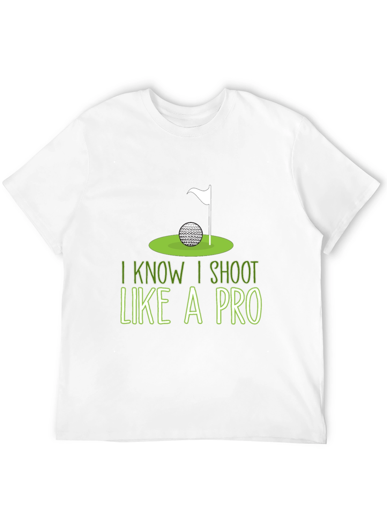 Golf Humor T-Shirt: I Shoot Like A Pro