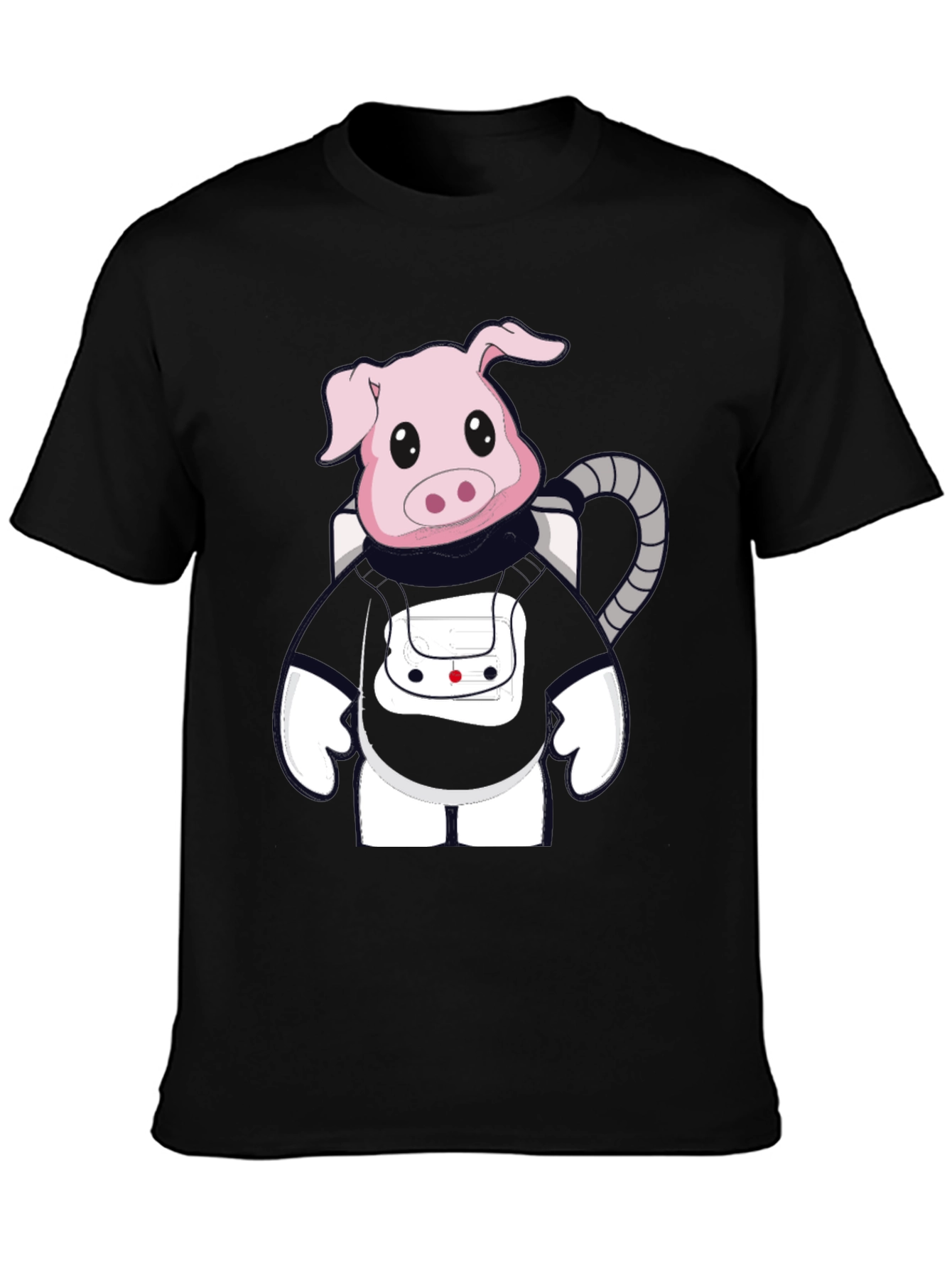Astronaut Pig Graphic T-Shirt - Unique Style