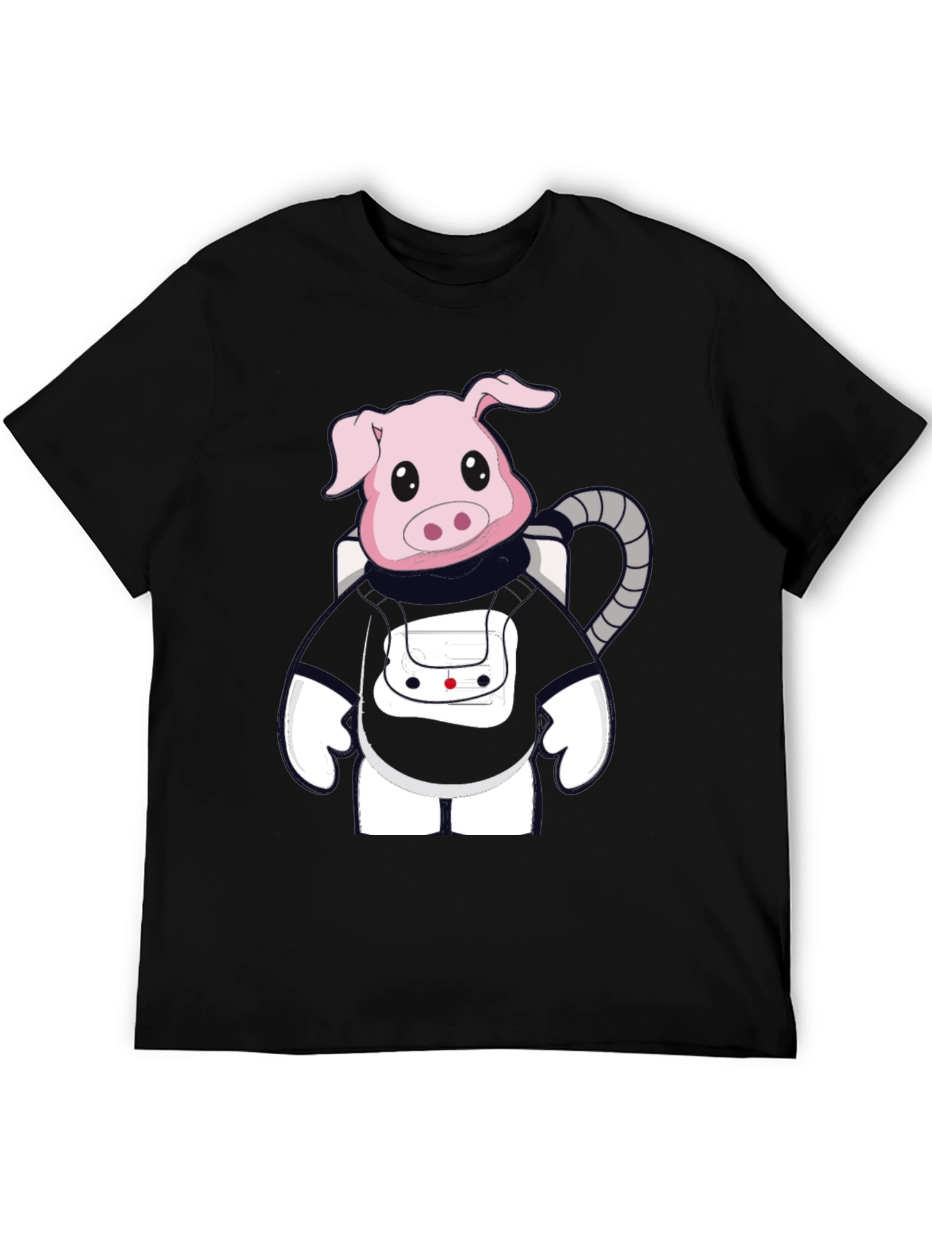 Astronaut Pig Graphic T-Shirt - Unique Style