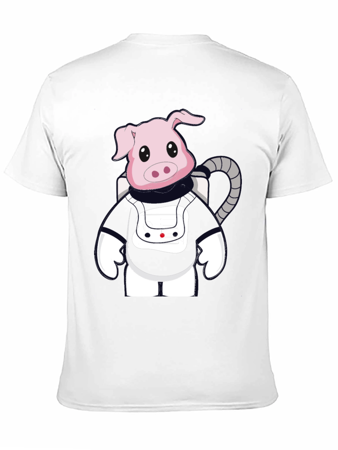 Astronaut Pig Graphic T-Shirt - Unique Style