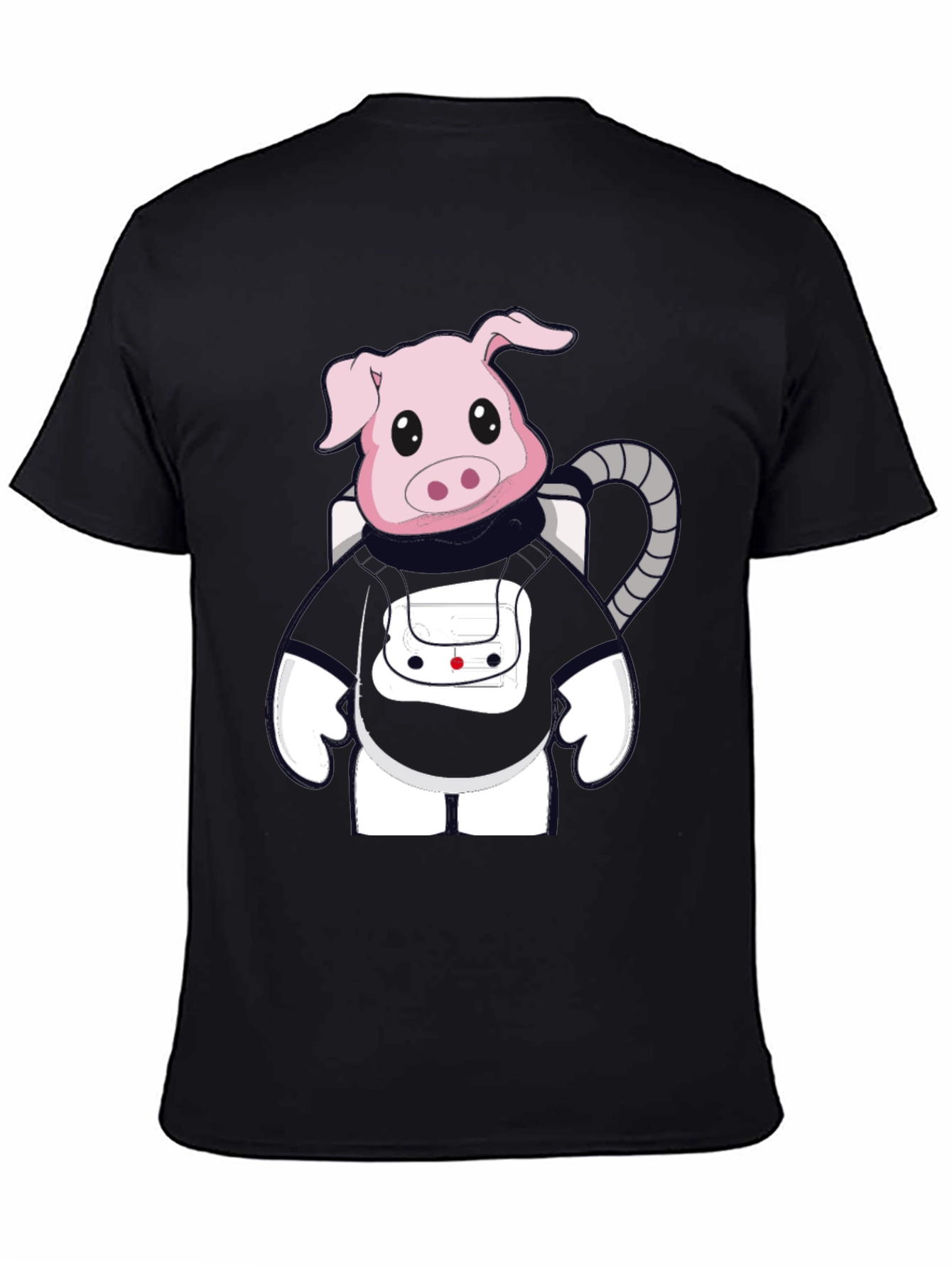 Astronaut Pig Graphic T-Shirt - Unique Style