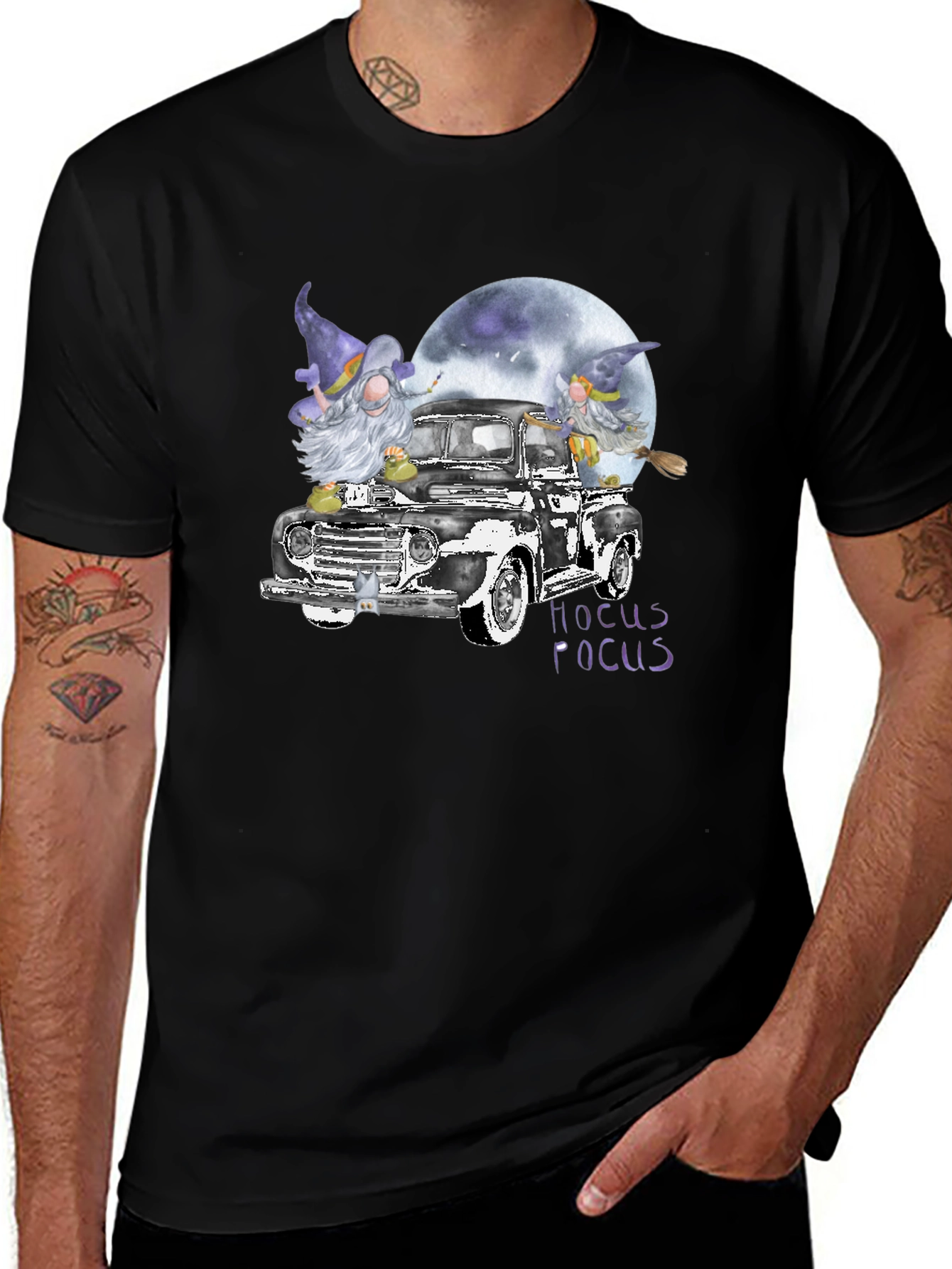 Hocus Pocus Gnome Truck Graphic Tee