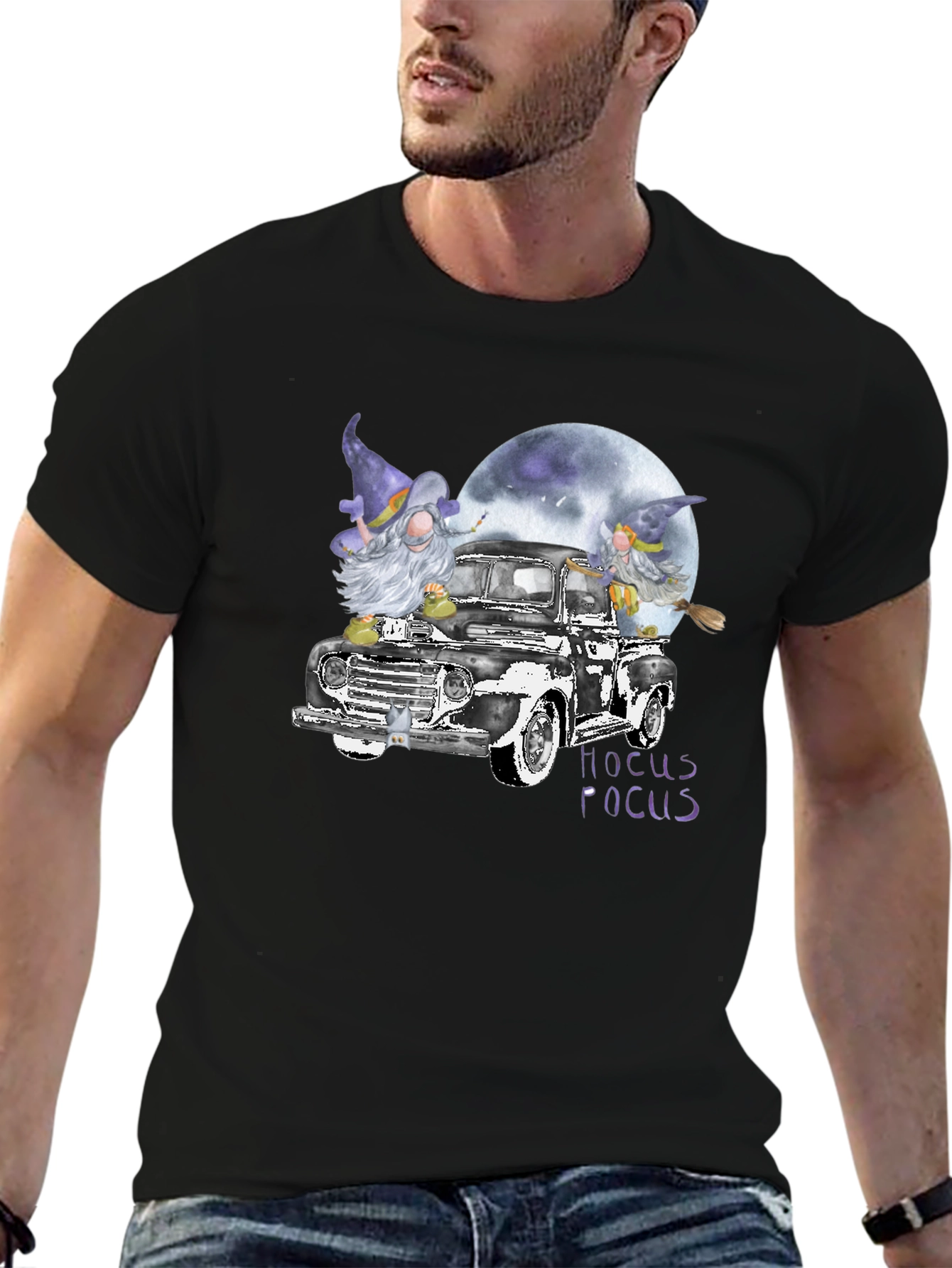 Hocus Pocus Gnome Truck Graphic Tee