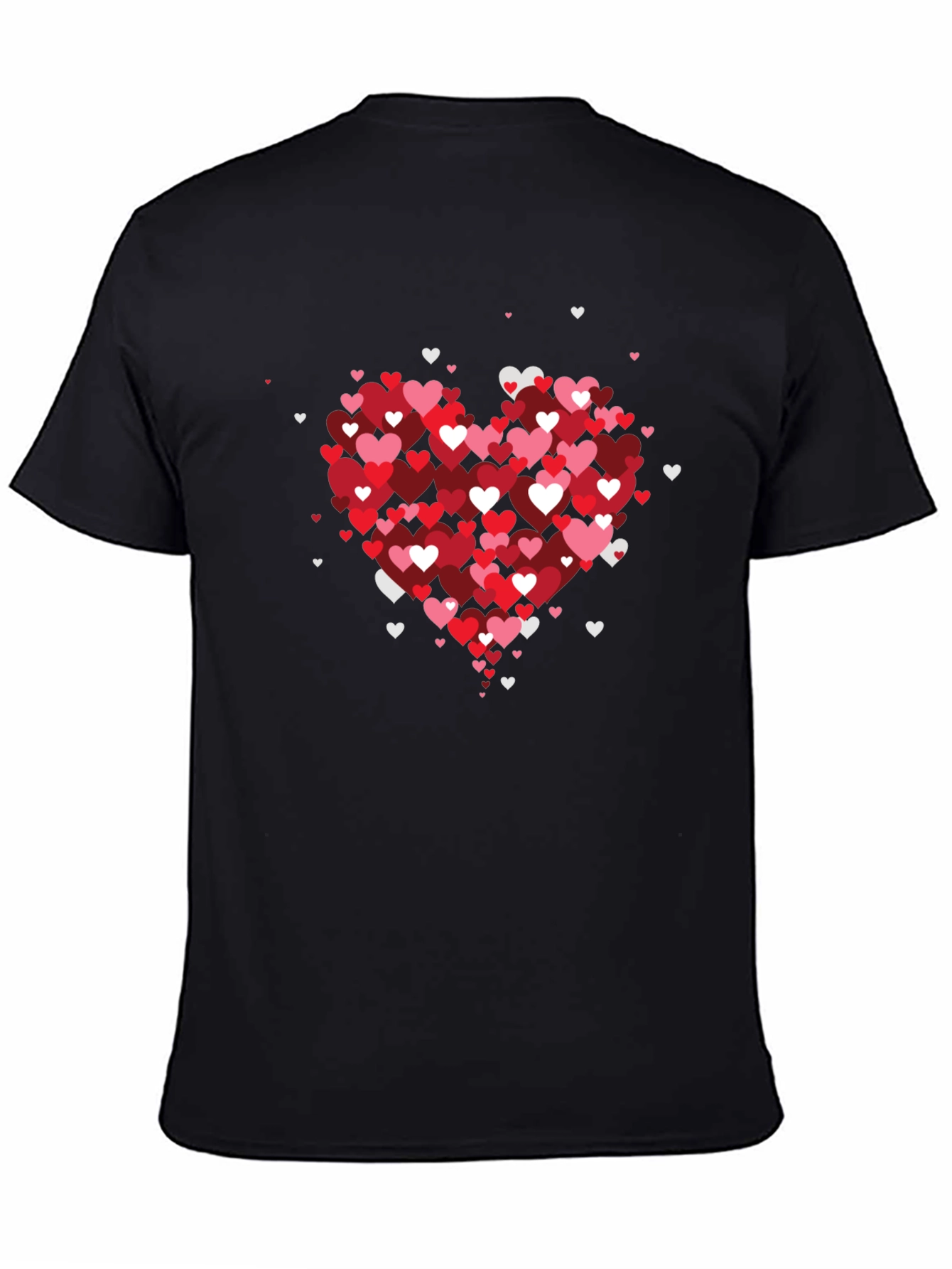 Heart Hearts Valentines Day Graphic Tee