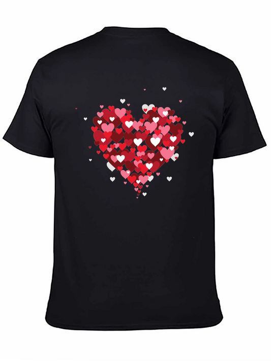 Heart Hearts Valentines Day Graphic Tee