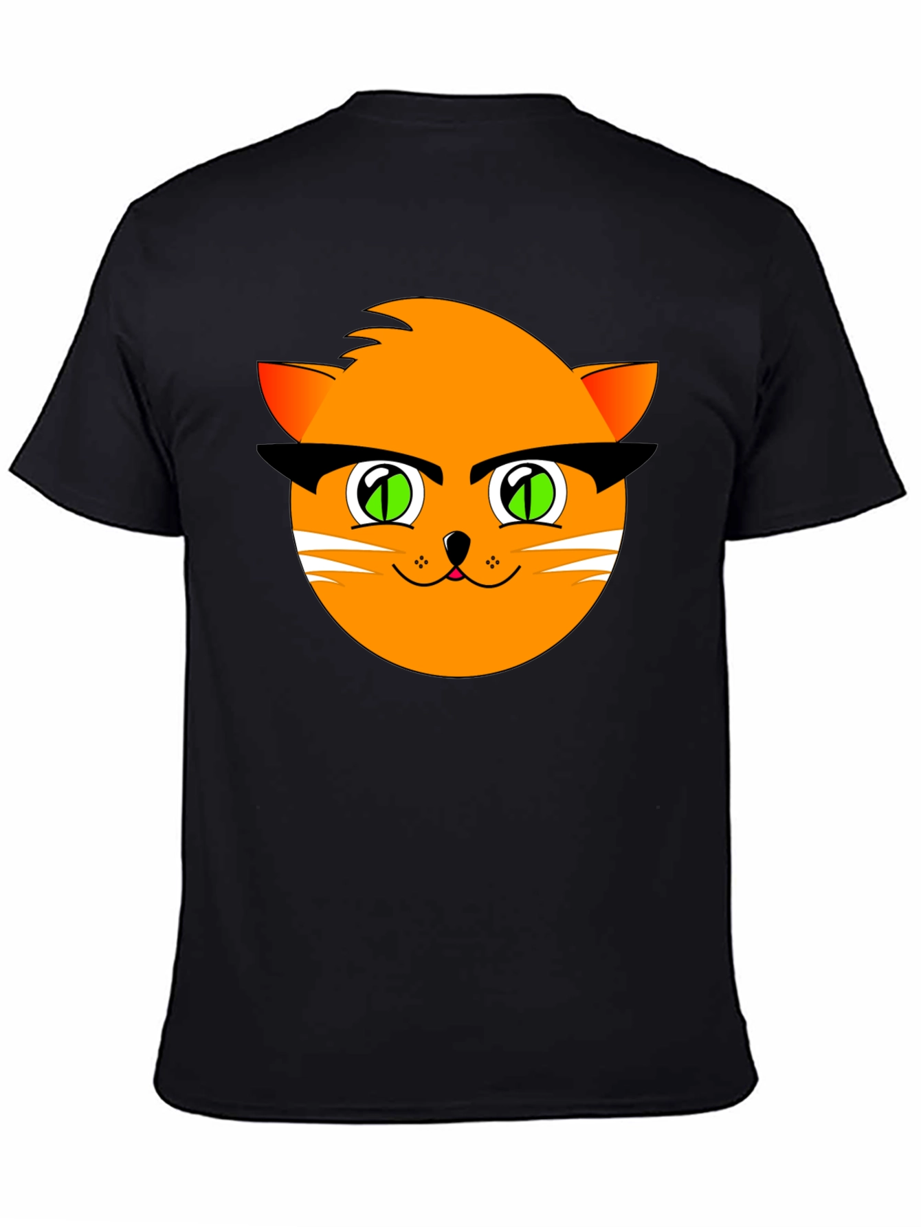 Cool Cat Graphic Black T-Shirt