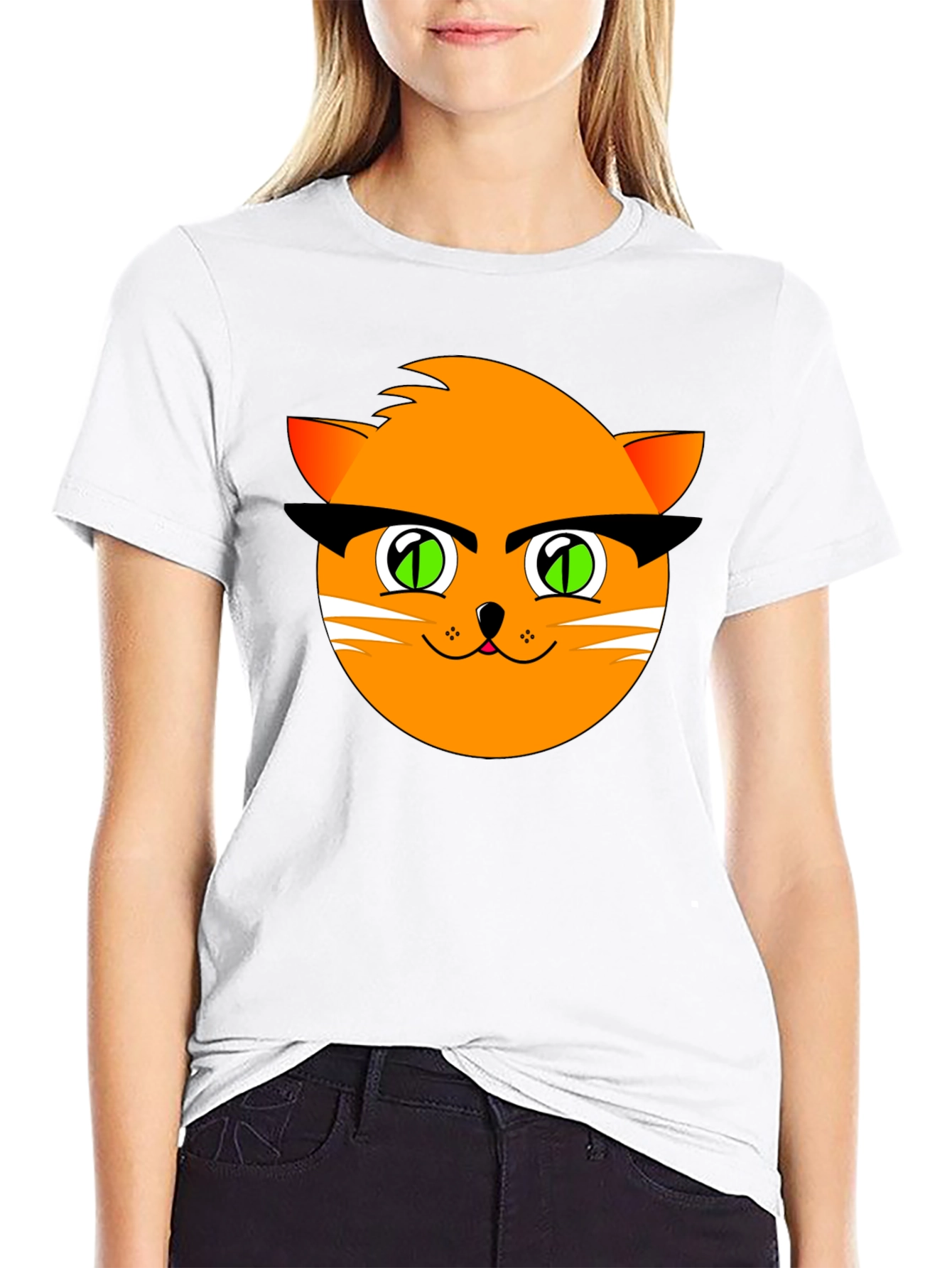 Cool Cat Graphic Black T-Shirt
