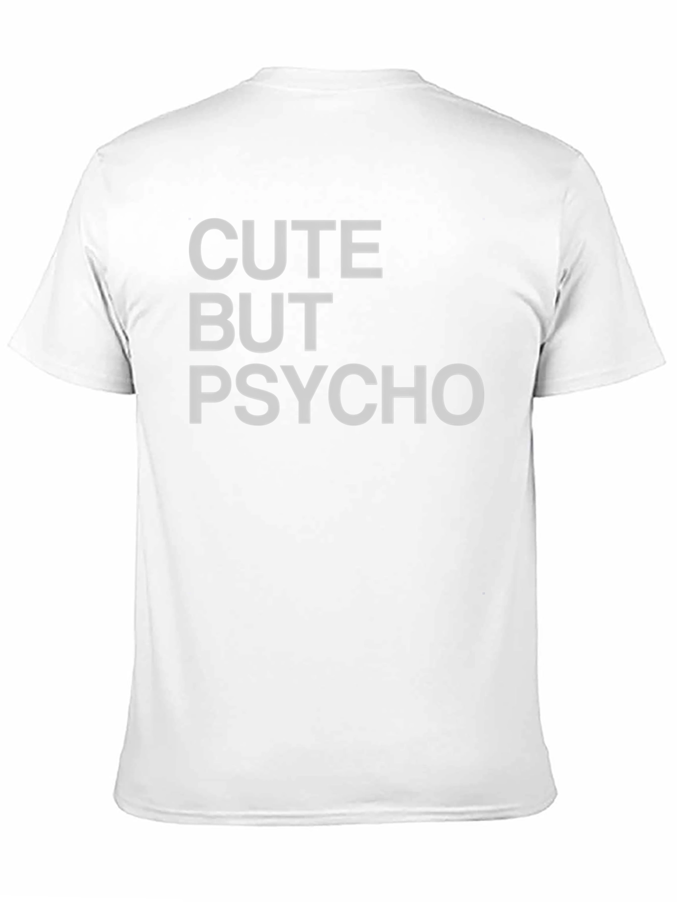 Cute But Psycho Black Graphic T-Shirt