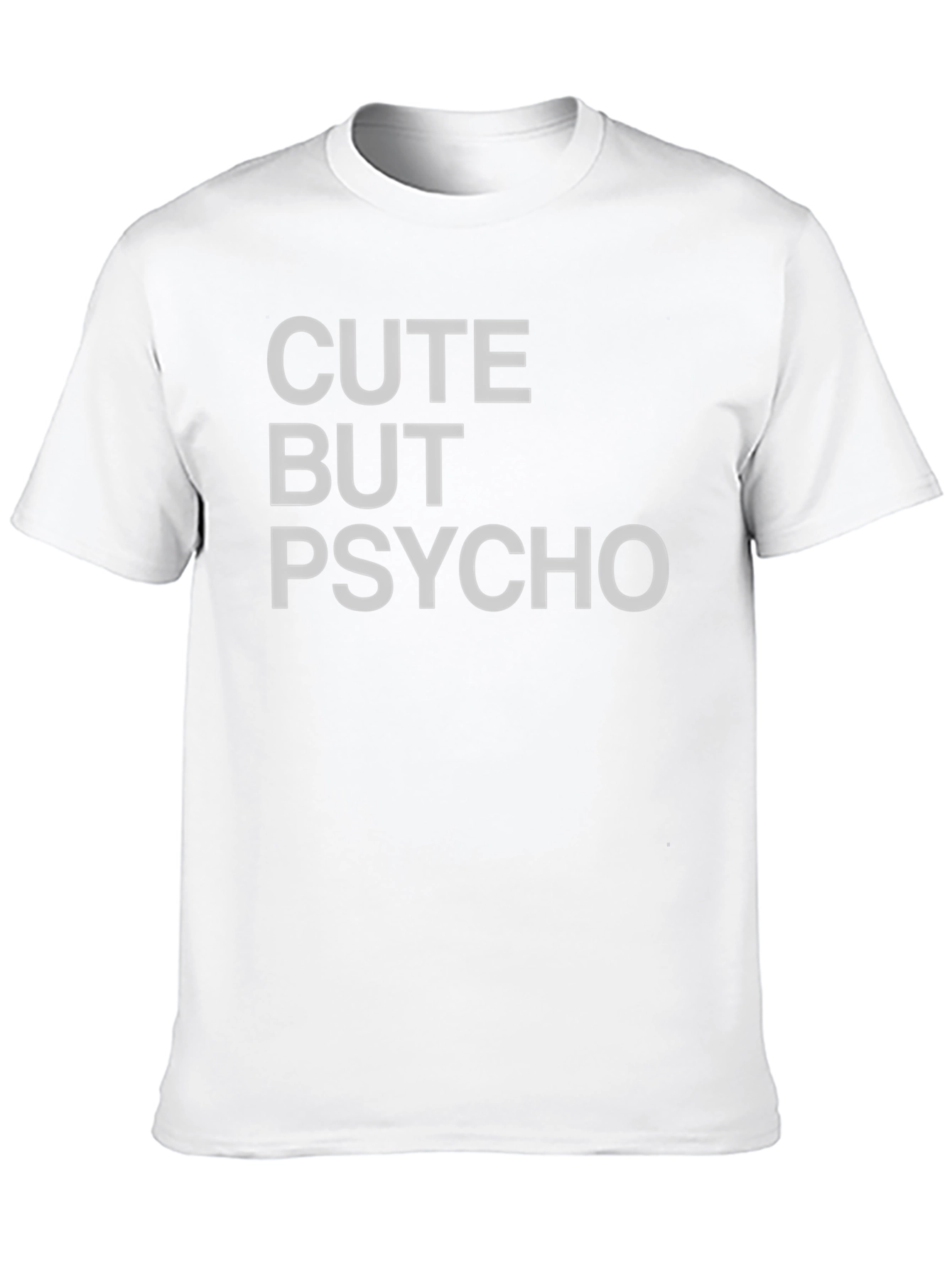 Cute But Psycho Black Graphic T-Shirt