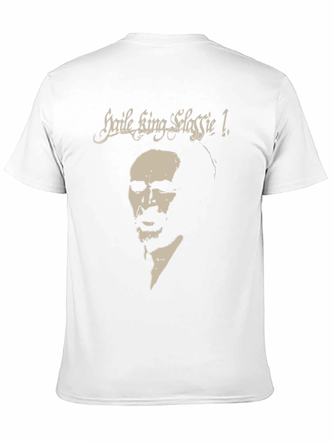Haile Selassie I Graphic Black T-Shirt