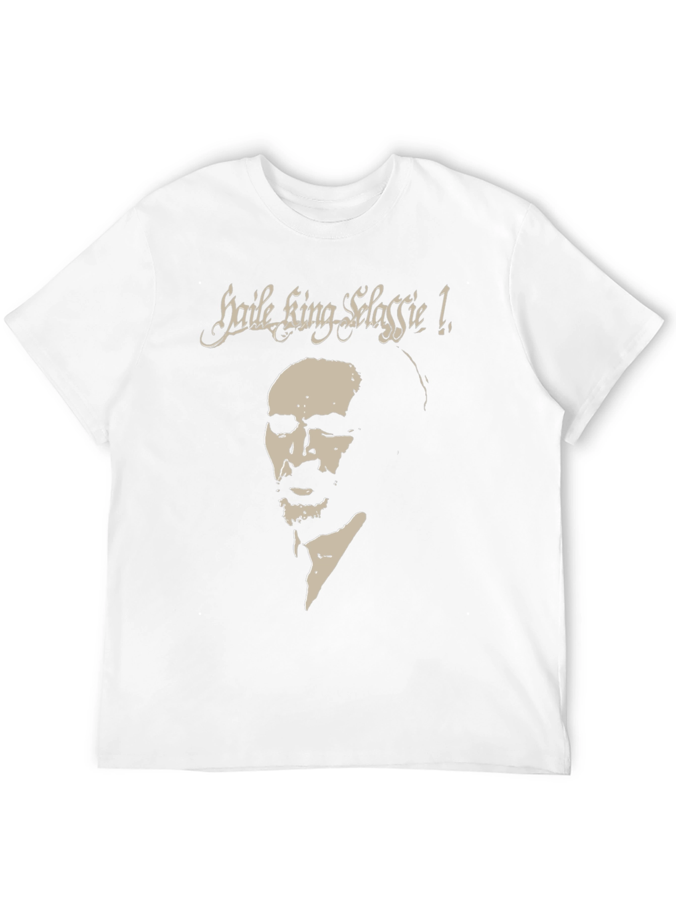 Haile Selassie I Graphic Black T-Shirt