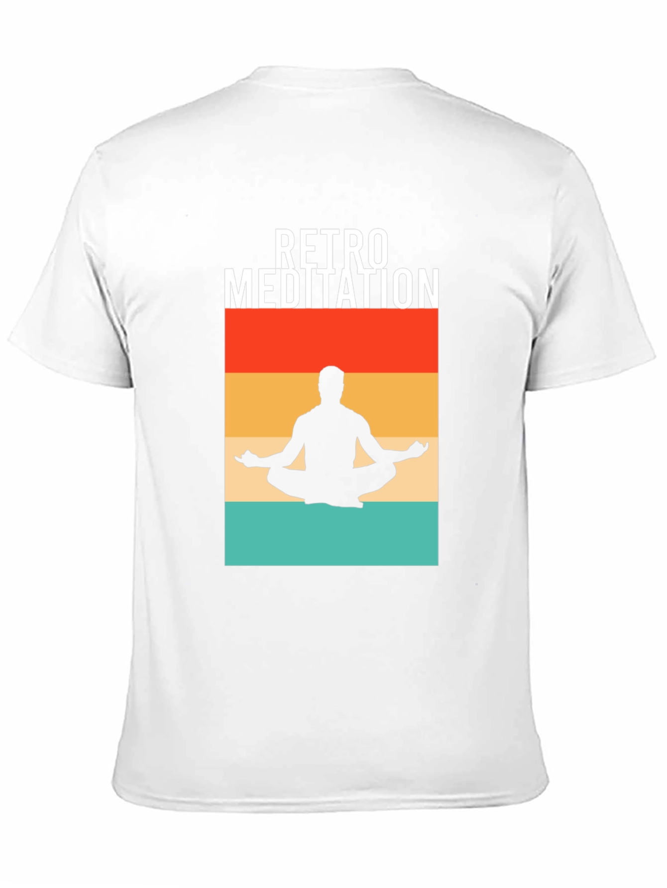 Retro Meditation T-Shirt - Zen Vibes