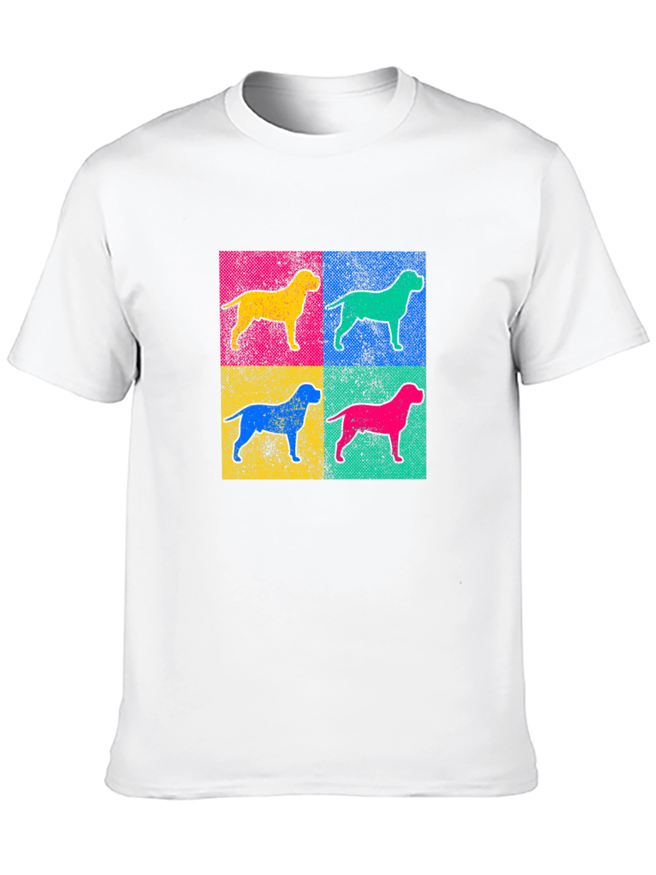 Pop Art Dog Breed Graphic T-Shirt