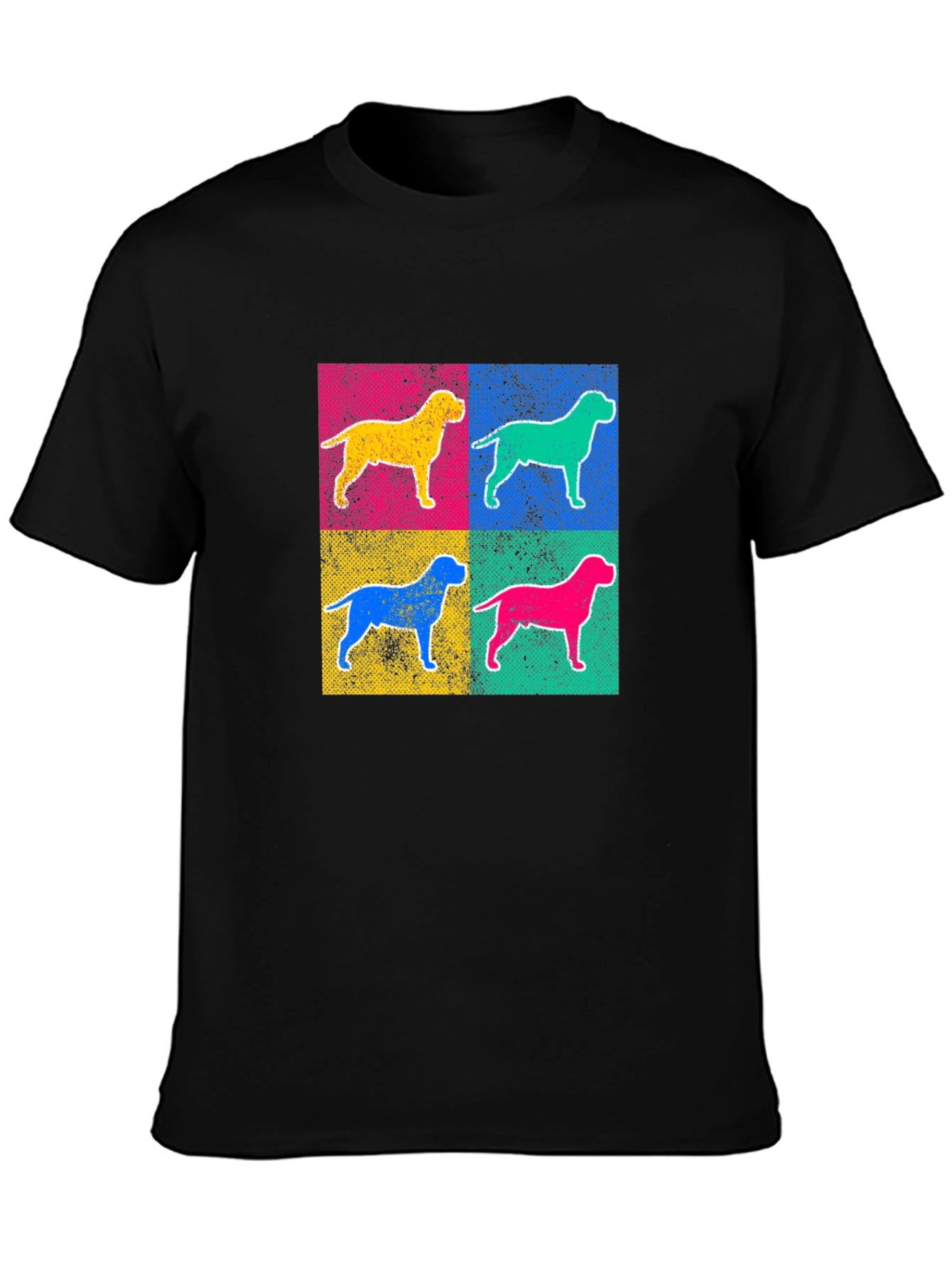 Pop Art Dog Breed Graphic T-Shirt