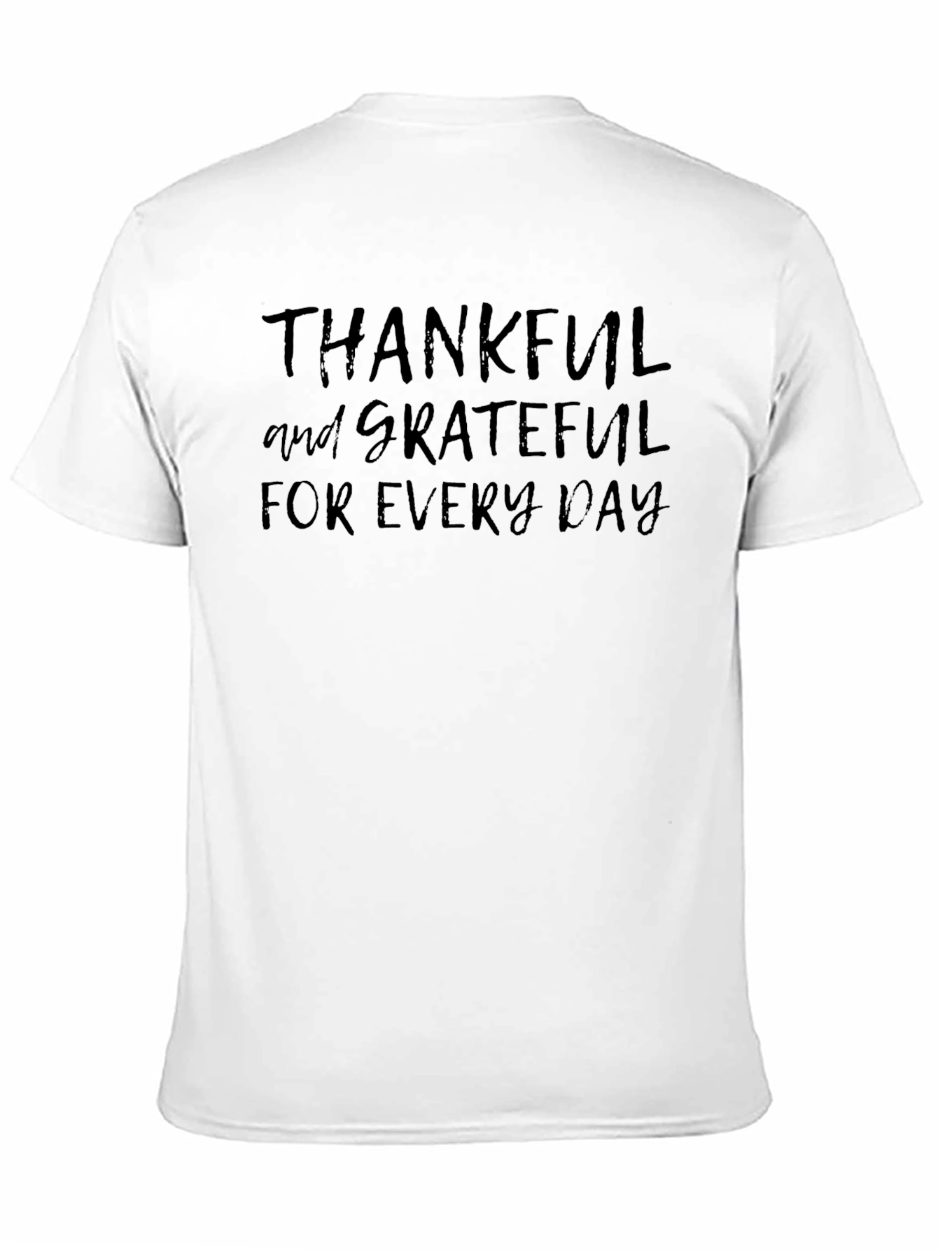 Thankful & Grateful Graphic Tee - Black