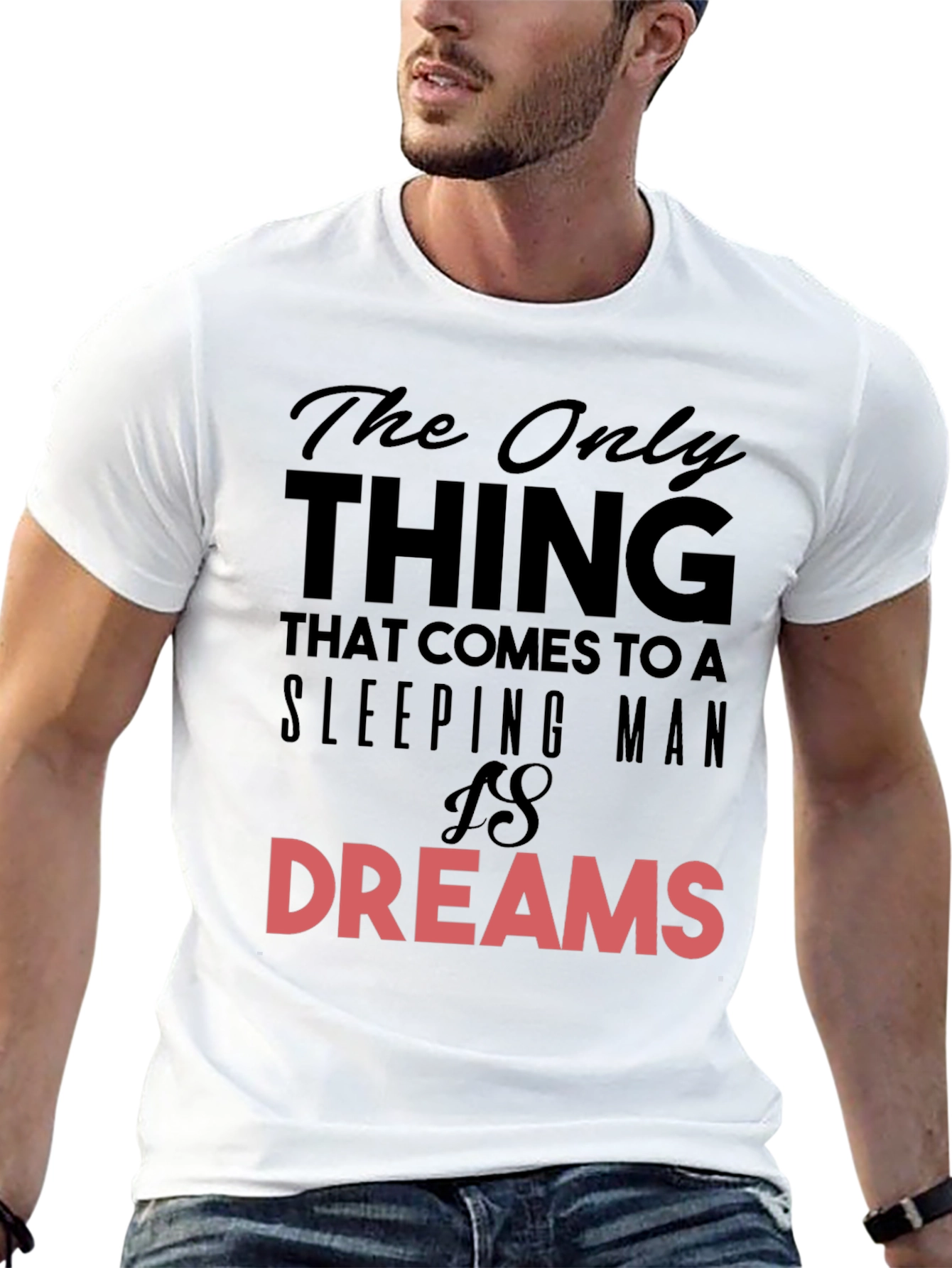 Sleeping Man Dreams Graphic T-Shirt