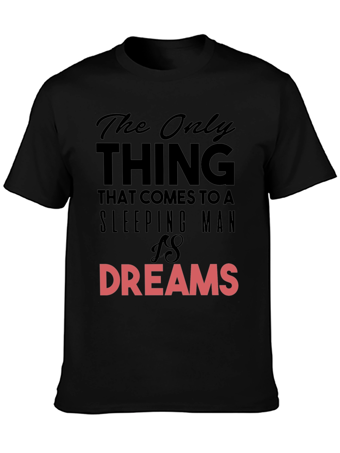 Sleeping Man Dreams Graphic T-Shirt