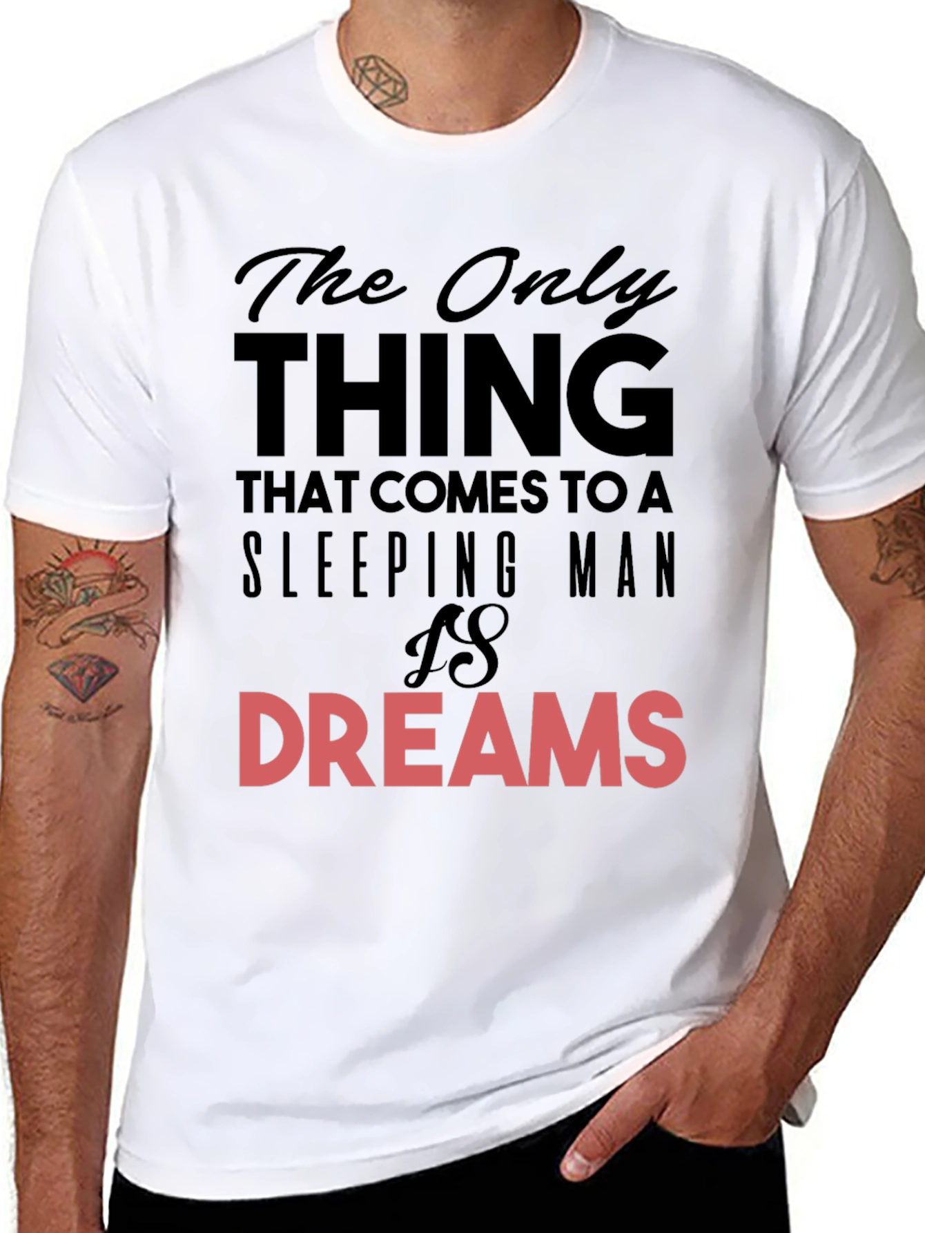 Sleeping Man Dreams Graphic T-Shirt