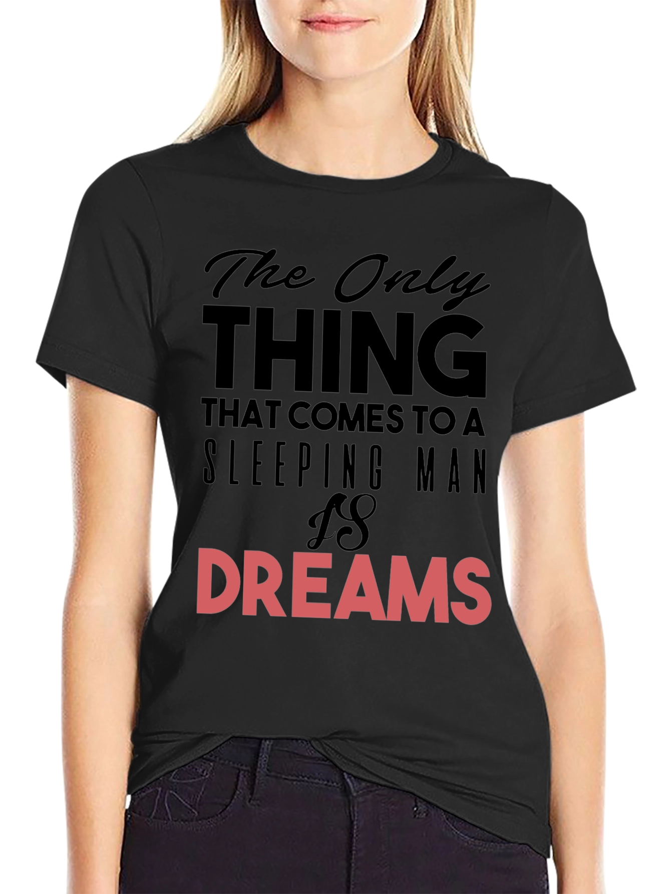 Sleeping Man Dreams Graphic T-Shirt