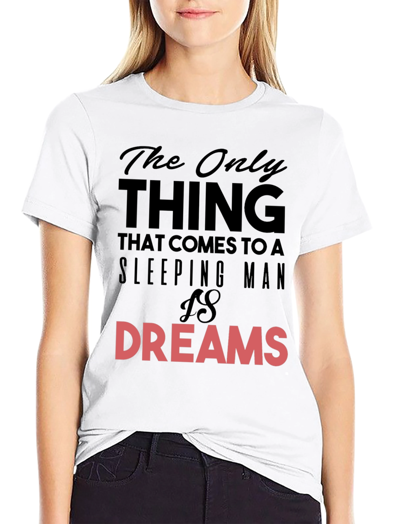 Sleeping Man Dreams Graphic T-Shirt