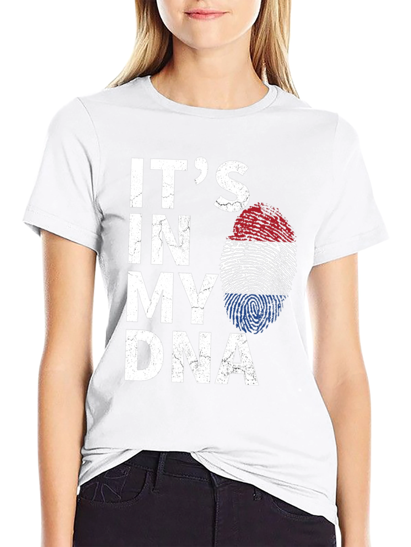 Its In My DNA T-Shirt Patriotic Graphic Tee