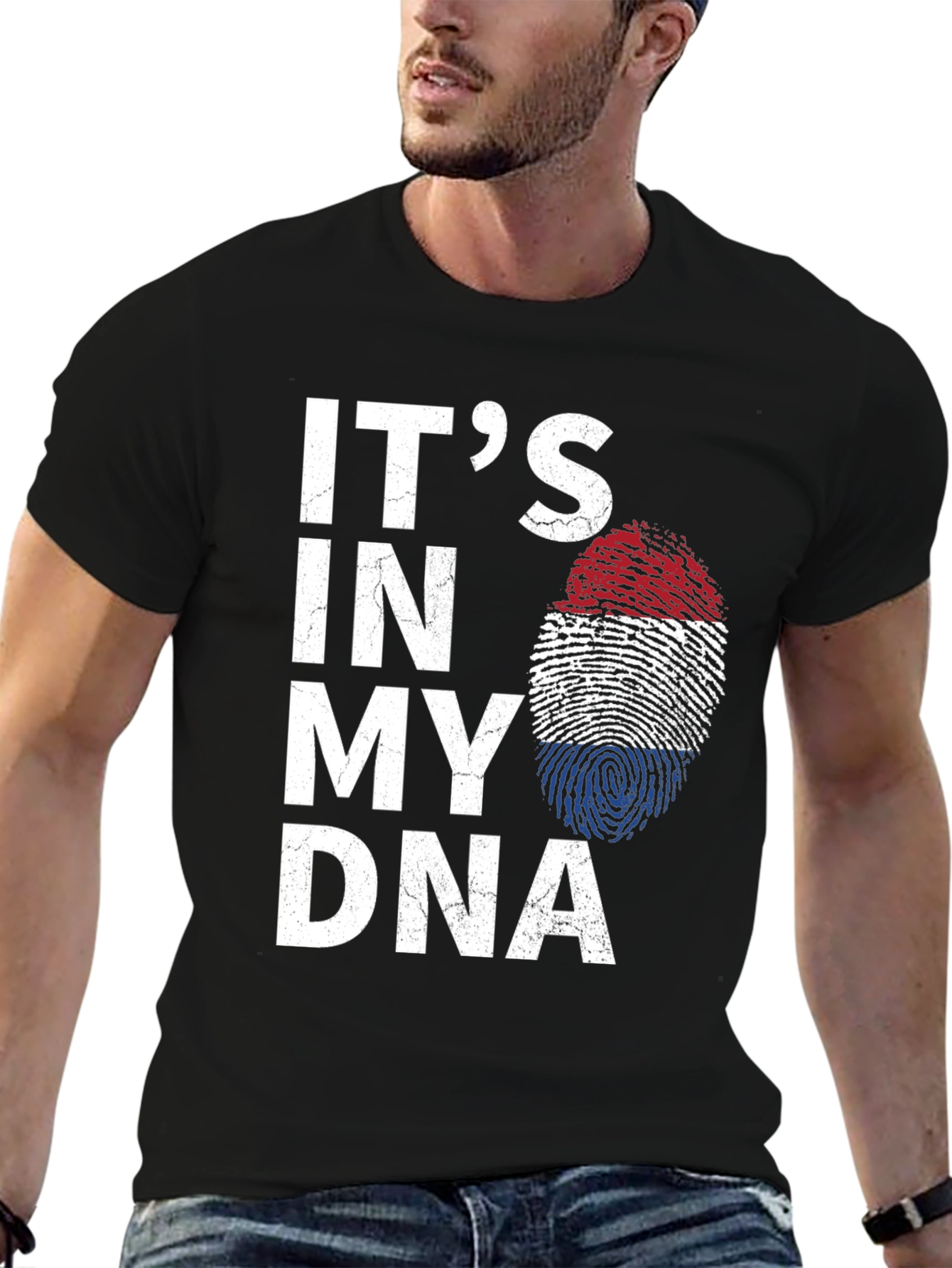 Its In My DNA T-Shirt Patriotic Graphic Tee