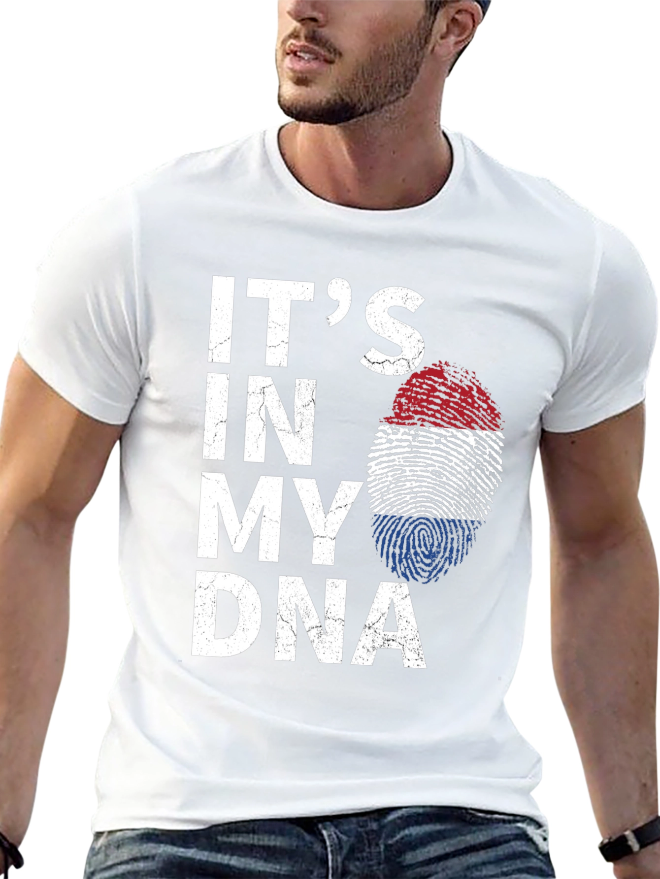 Its In My DNA T-Shirt Patriotic Graphic Tee