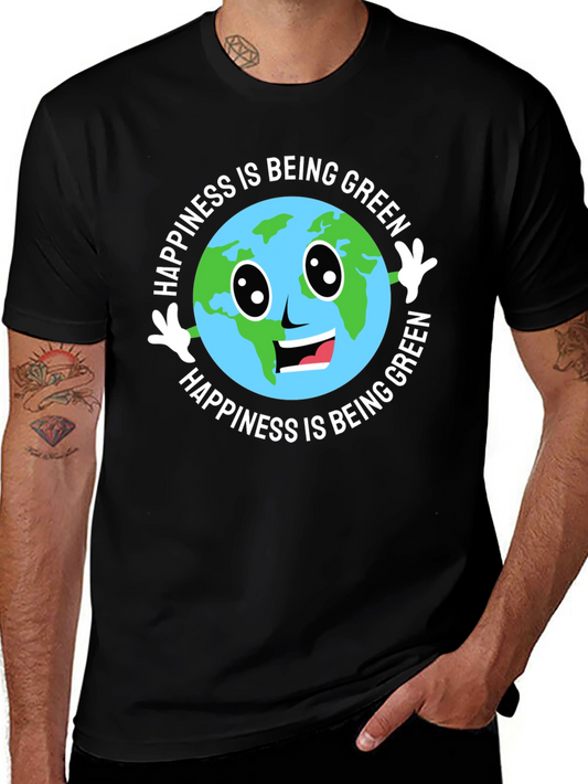 Happiness Is Being Green Earth T-Shirt