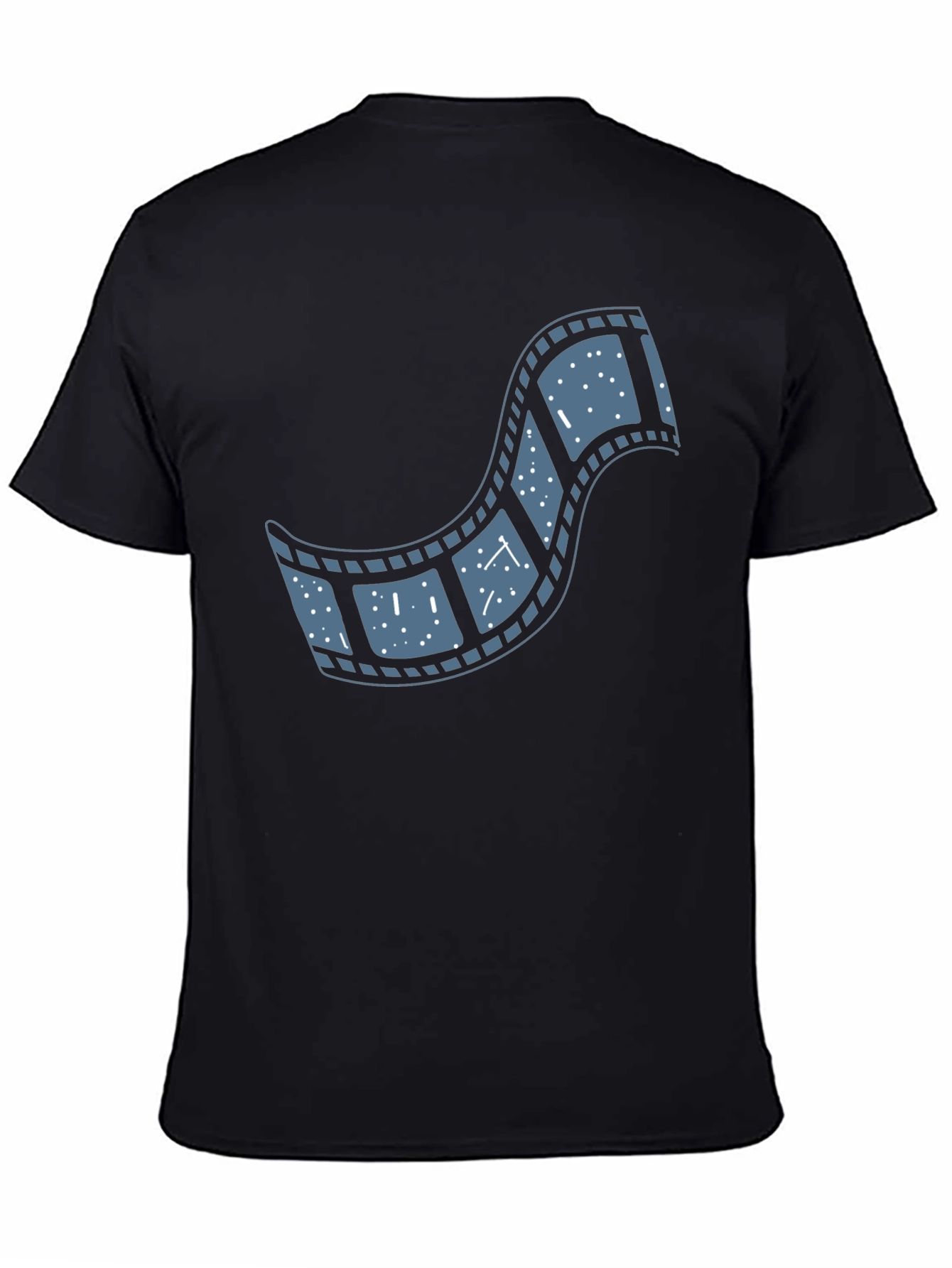 Movie Film Reel T-Shirt - Black