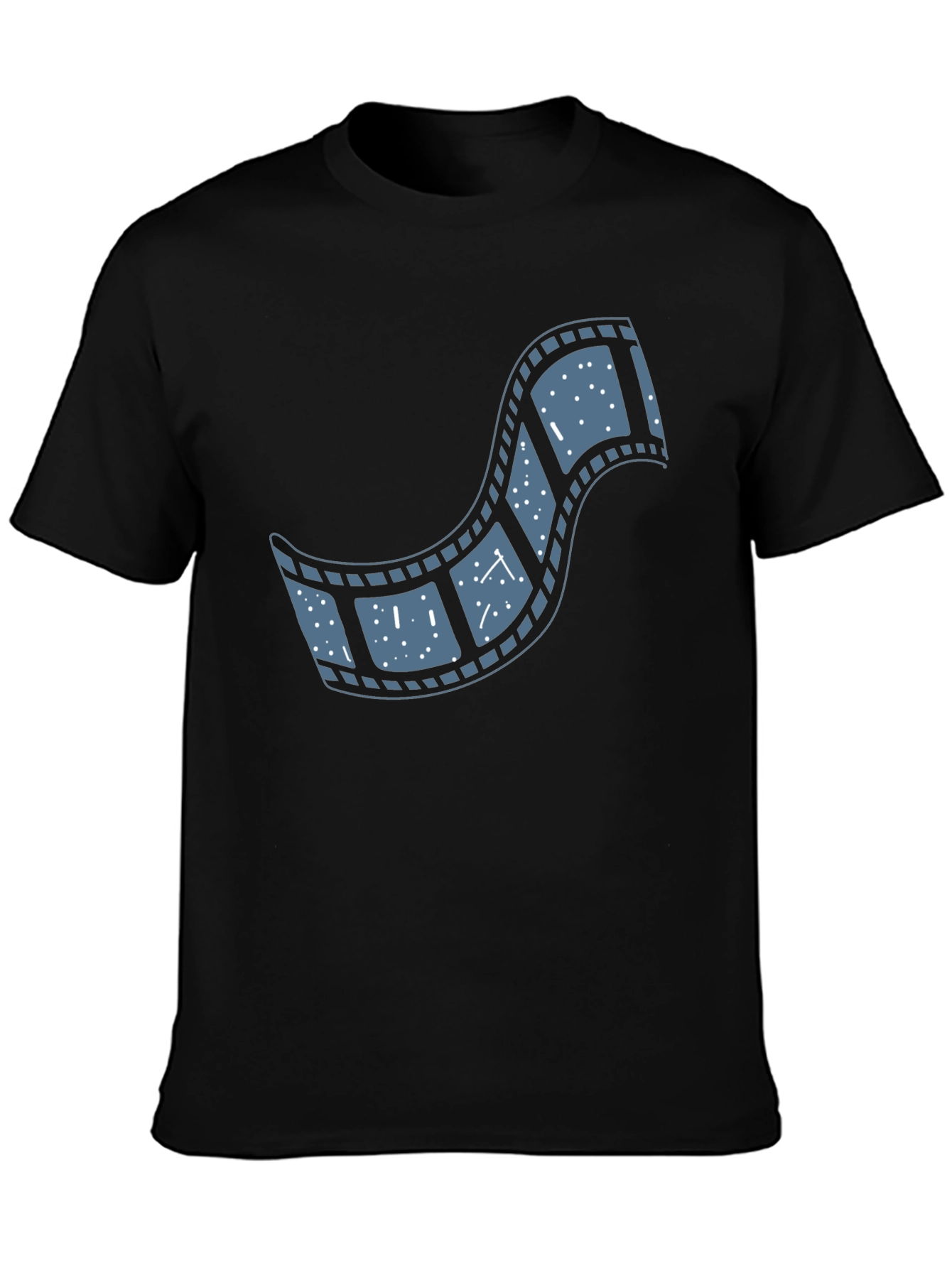 Movie Film Reel T-Shirt - Black