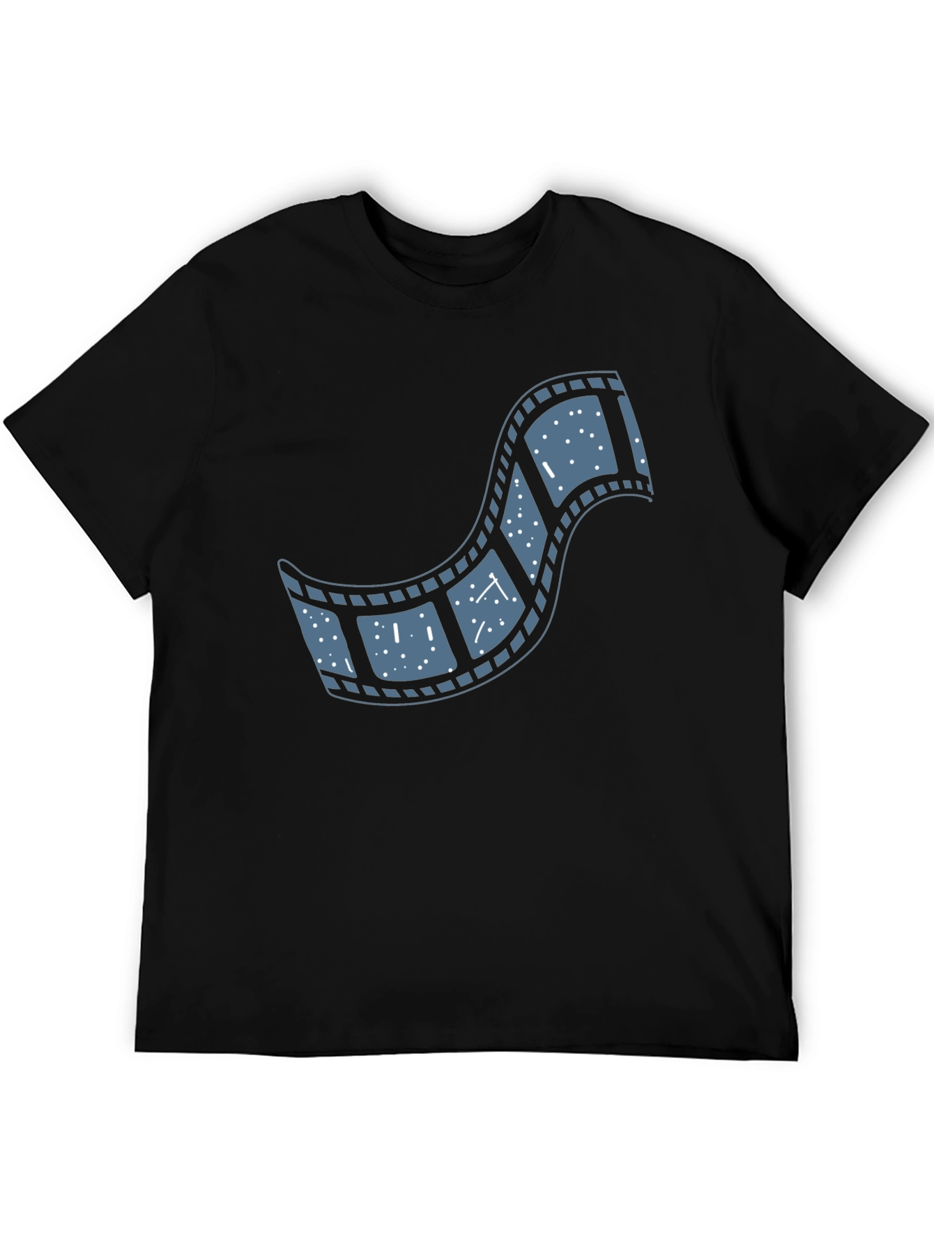 Movie Film Reel T-Shirt - Black