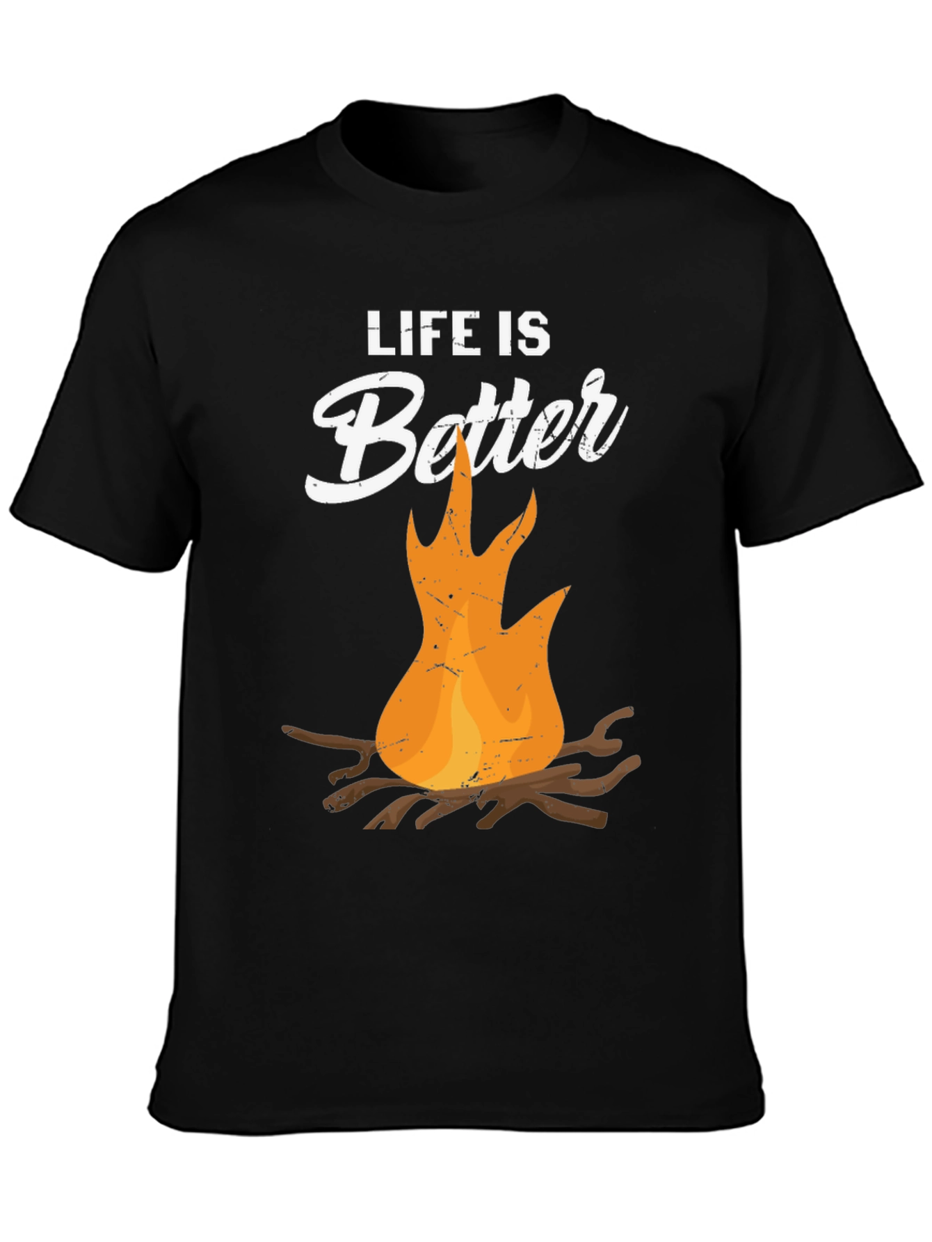 Life is Better Campfire Graphic T-Shirt