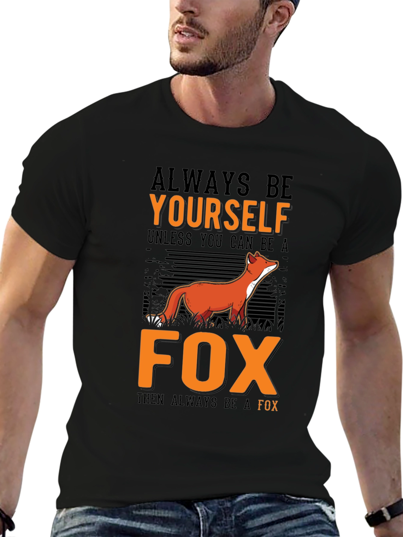 Always Be Yourself Fox Graphic Tee