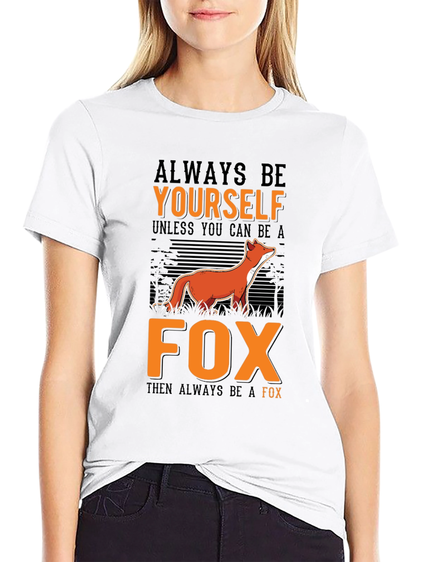 Always Be Yourself Fox Graphic Tee
