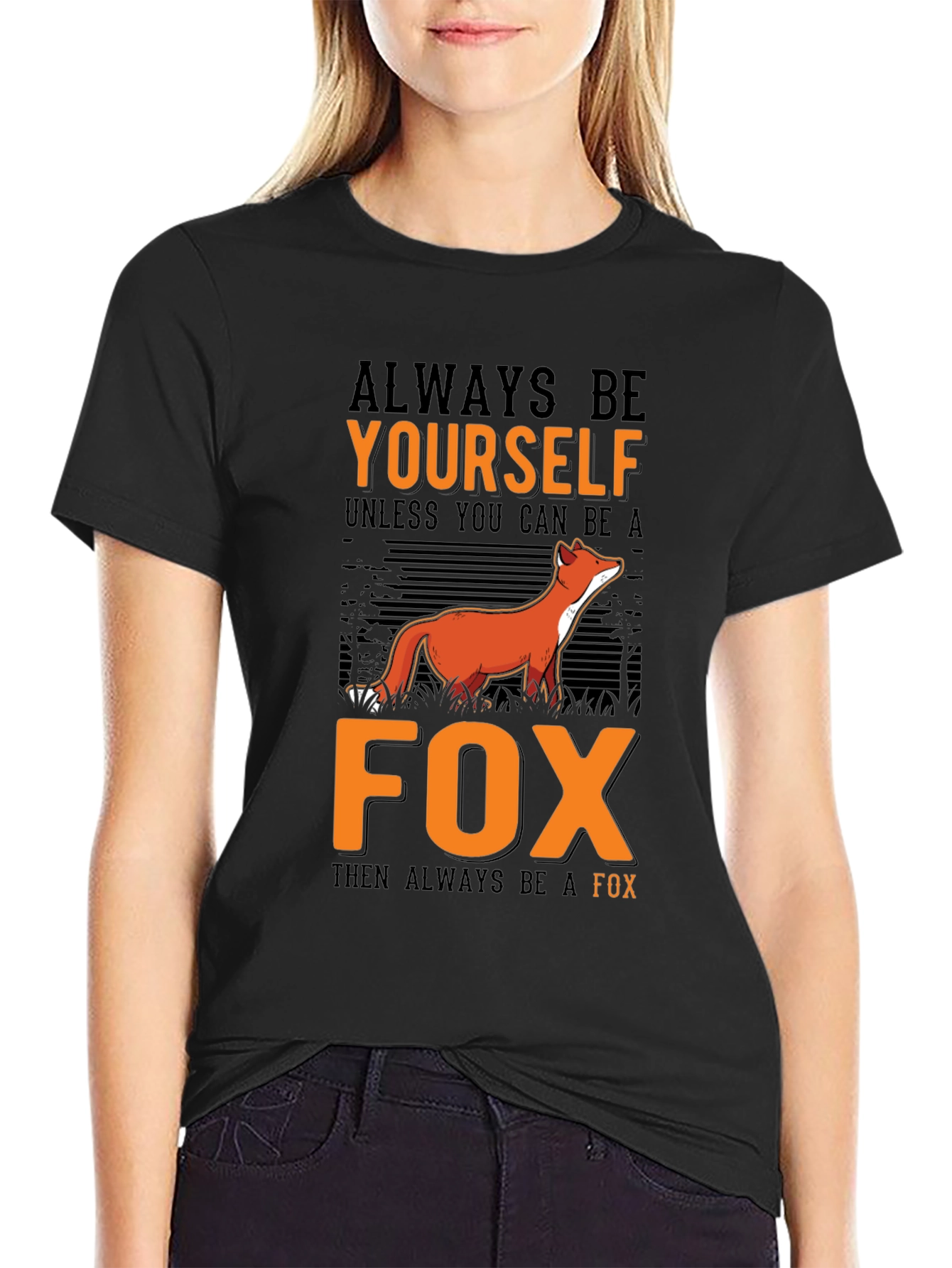 Always Be Yourself Fox Graphic Tee