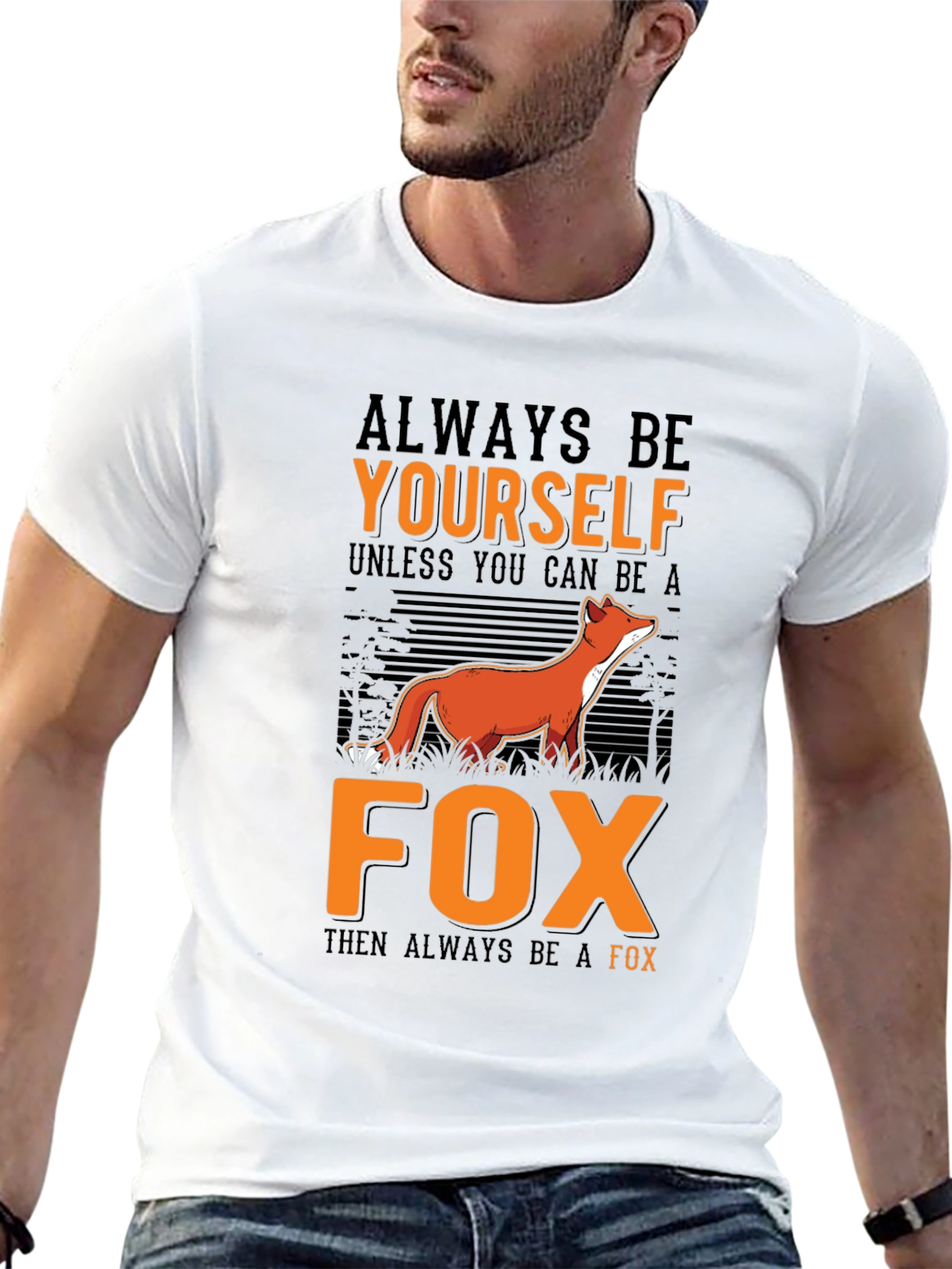 Always Be Yourself Fox Graphic Tee