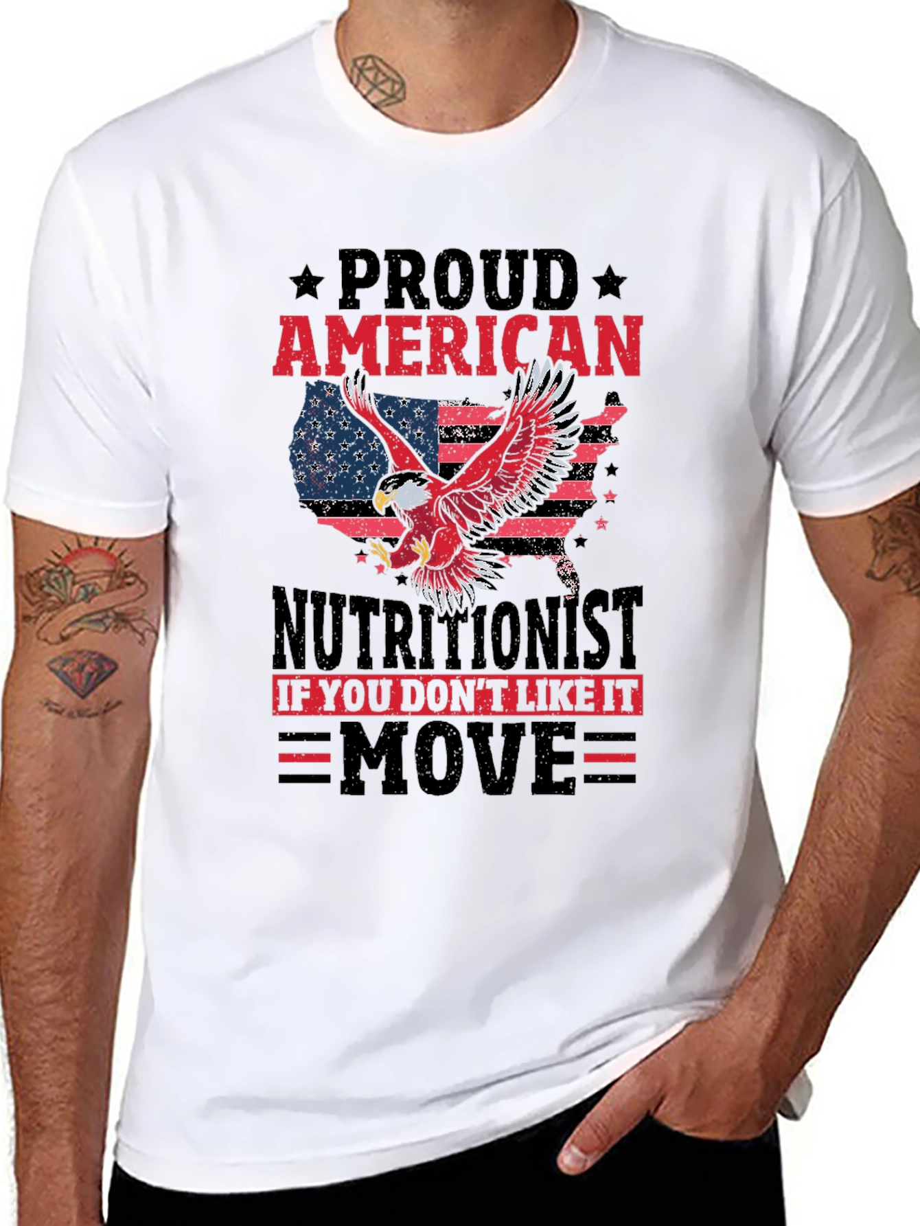 Proud American Nutritionist T-Shirt