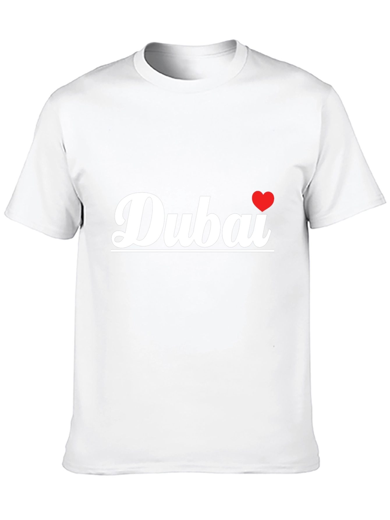 Dubai Love Graphic Tee - Trendy Black T-Shirt