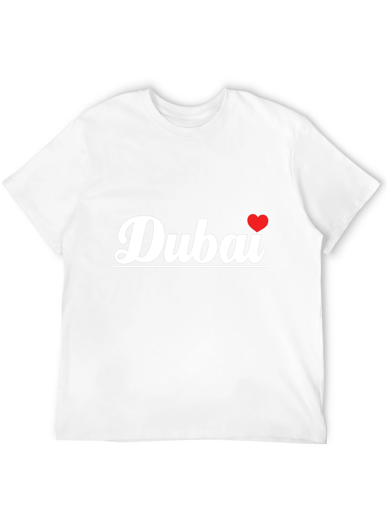 Dubai Love Graphic Tee - Trendy Black T-Shirt