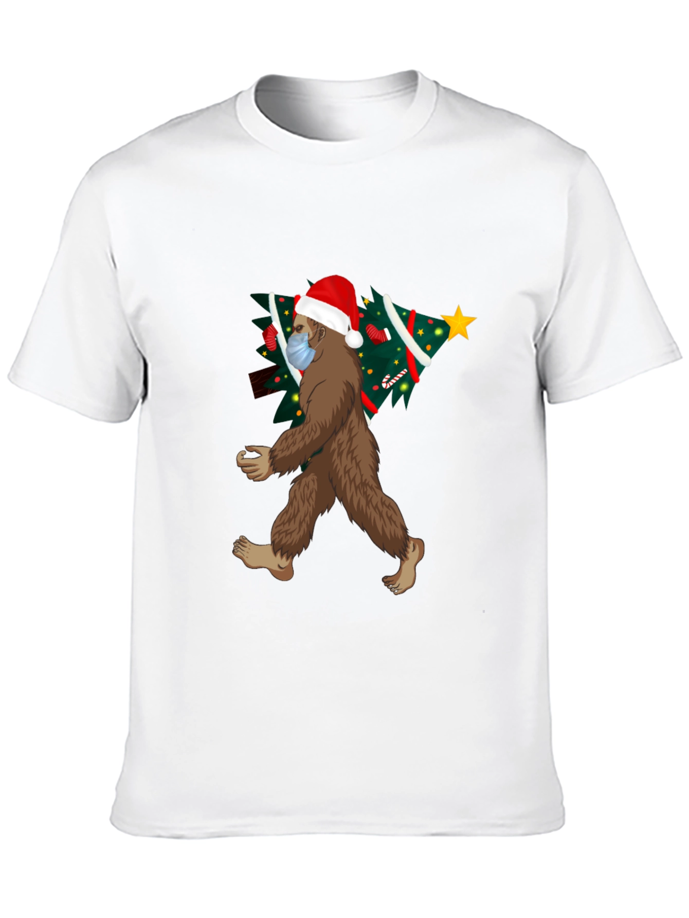 Sasquatch Christmas Tree T-Shirt