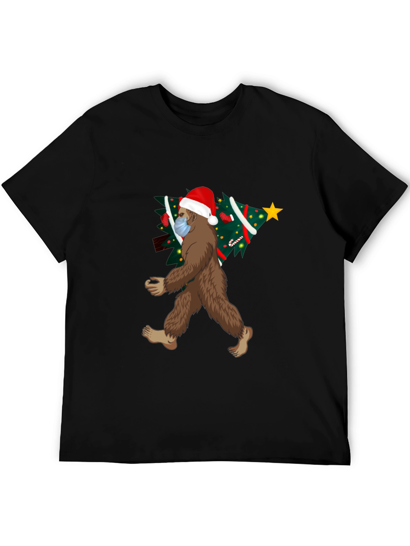 Sasquatch Christmas Tree T-Shirt
