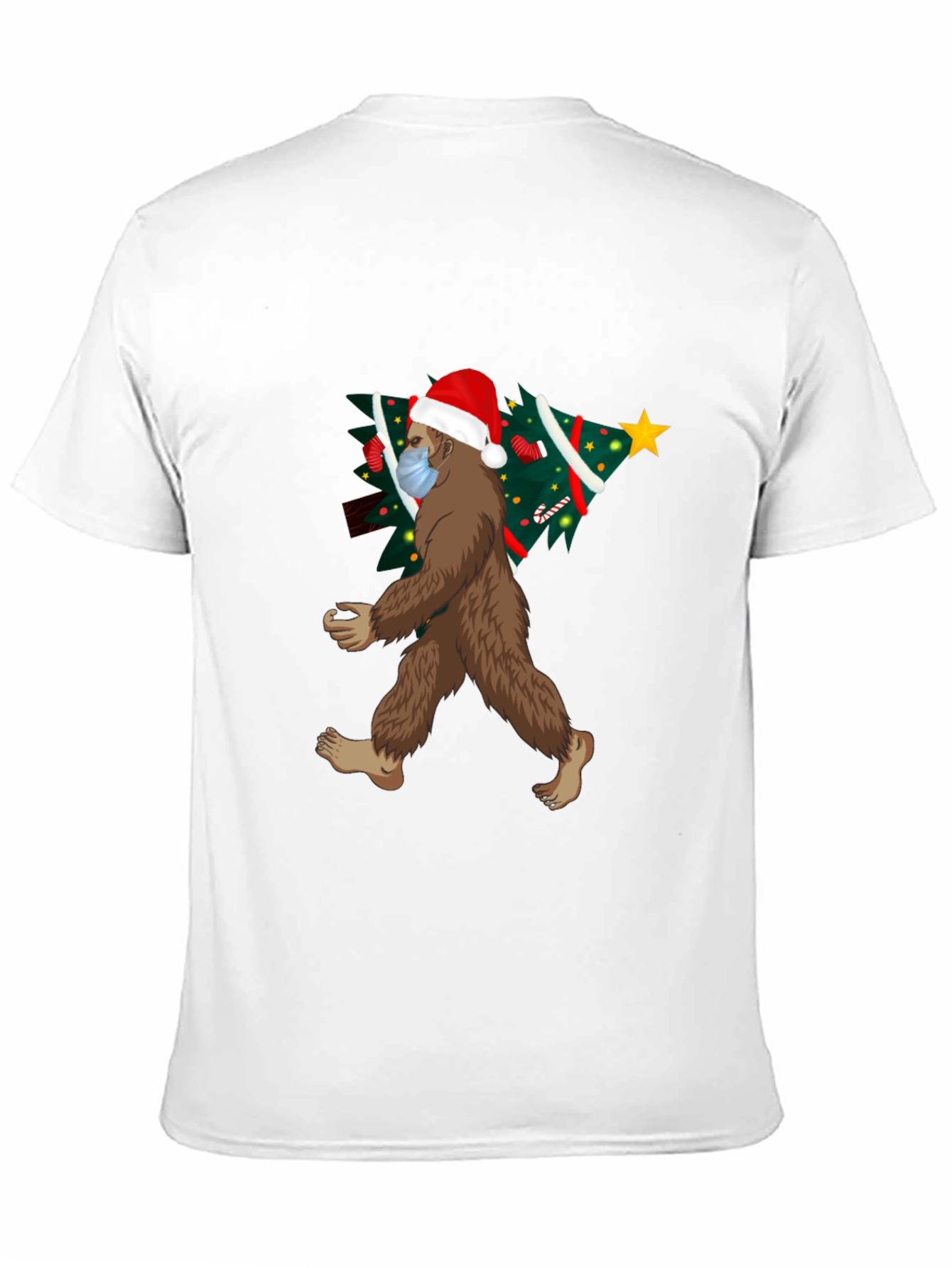 Sasquatch Christmas Tree T-Shirt