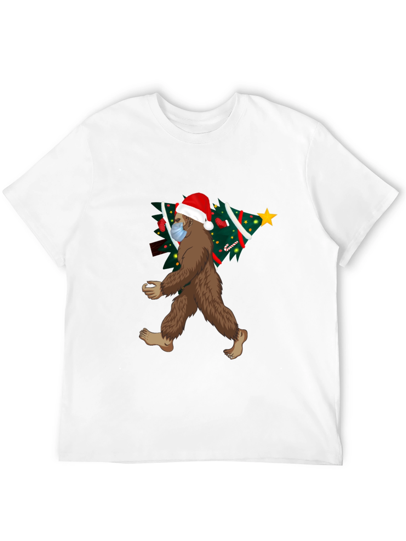 Sasquatch Christmas Tree T-Shirt