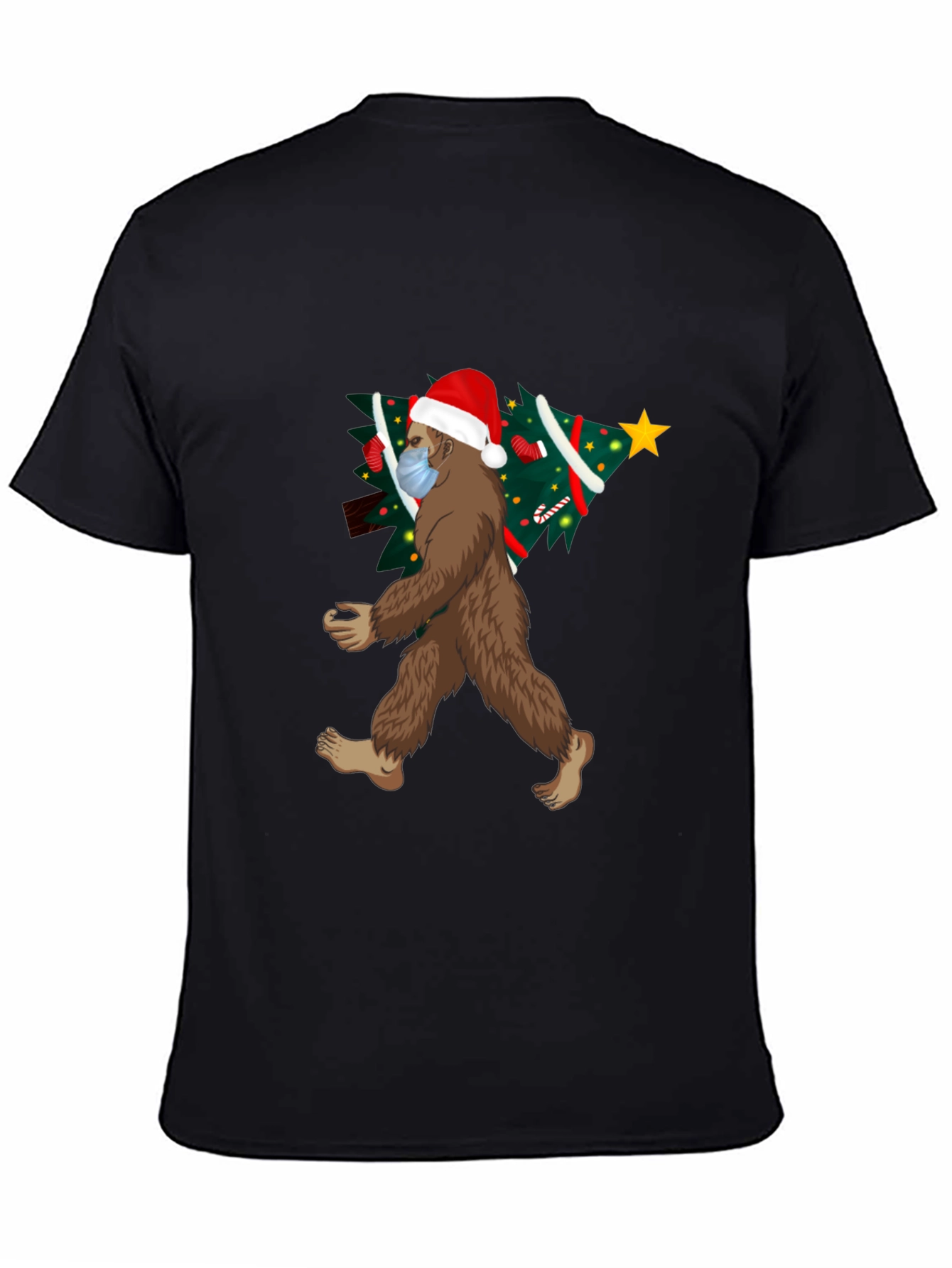 Sasquatch Christmas Tree T-Shirt