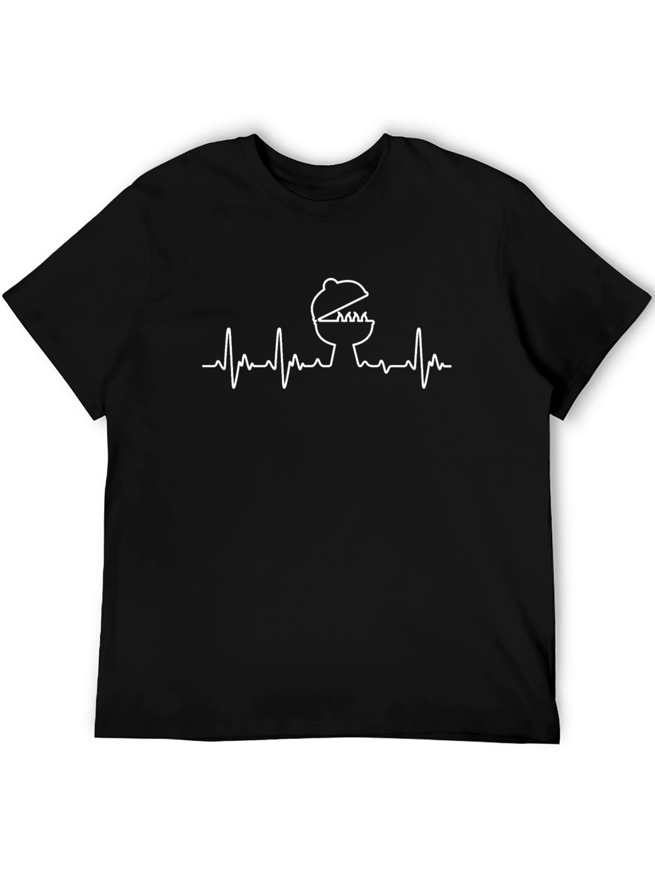 Grill Heartbeat T-Shirt - BBQ Lover Tee