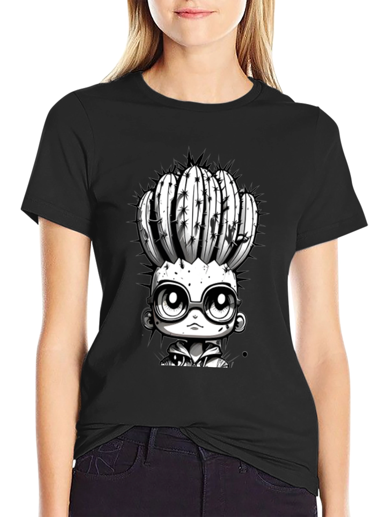 Cactus Head Kid Graphic T-Shirt
