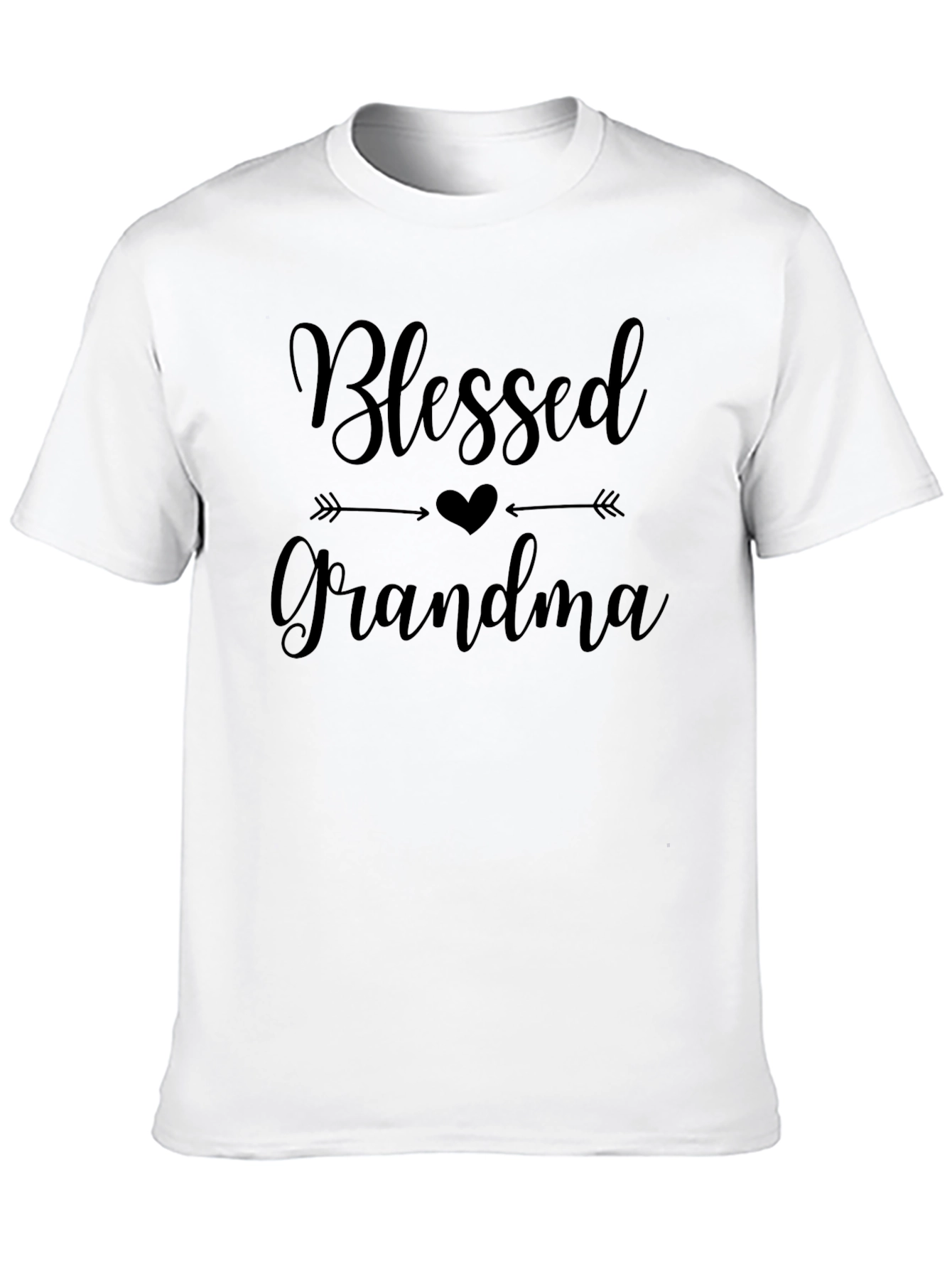 Blessed Grandma Graphic Tee - Black