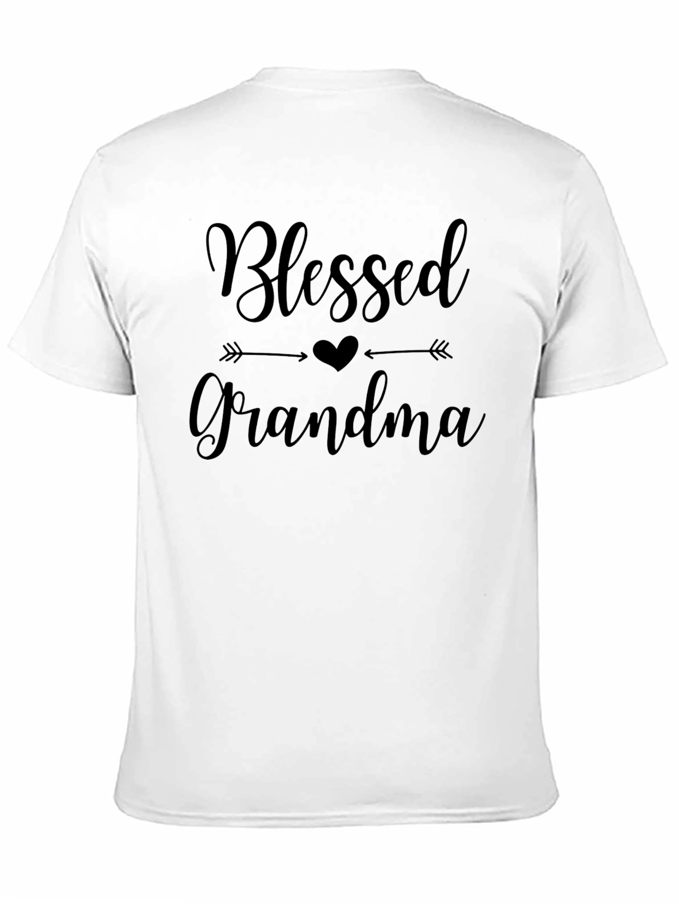 Blessed Grandma Graphic Tee - Black