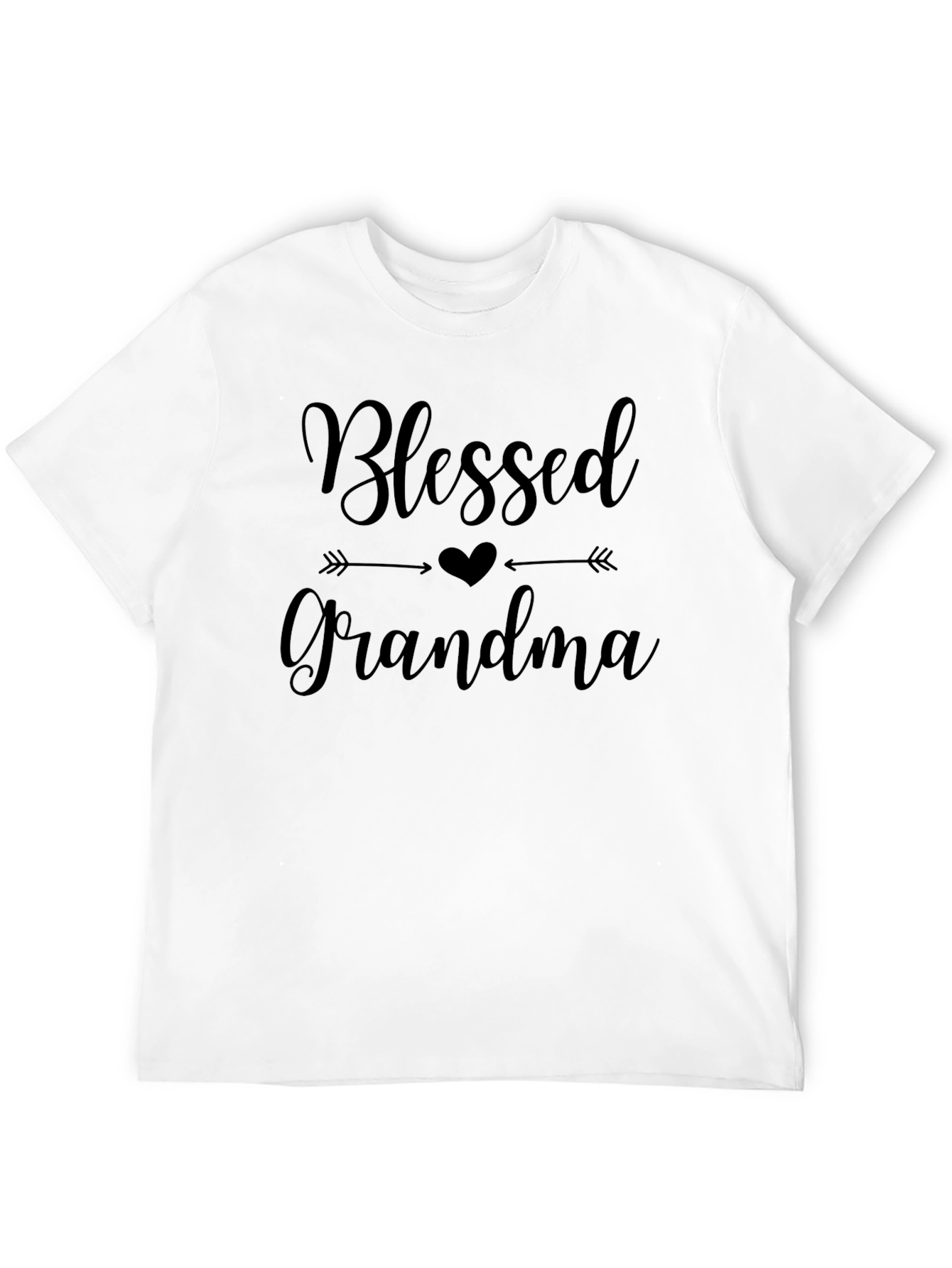 Blessed Grandma Graphic Tee - Black